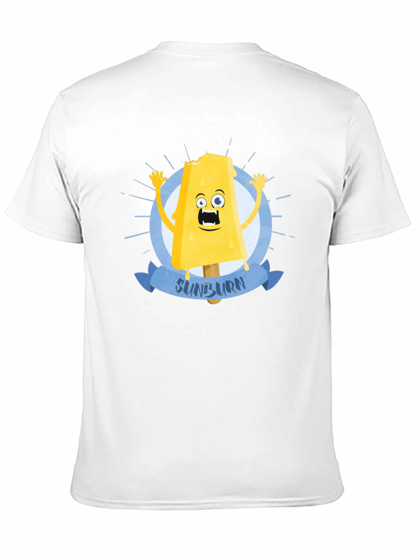 Sunburn Ice Cream T-Shirt - Funny Summer Graphic Tee