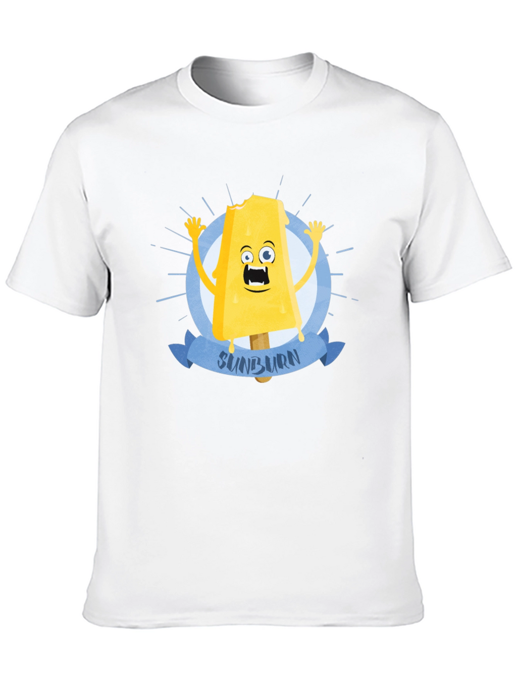 Sunburn Ice Cream T-Shirt - Funny Summer Graphic Tee
