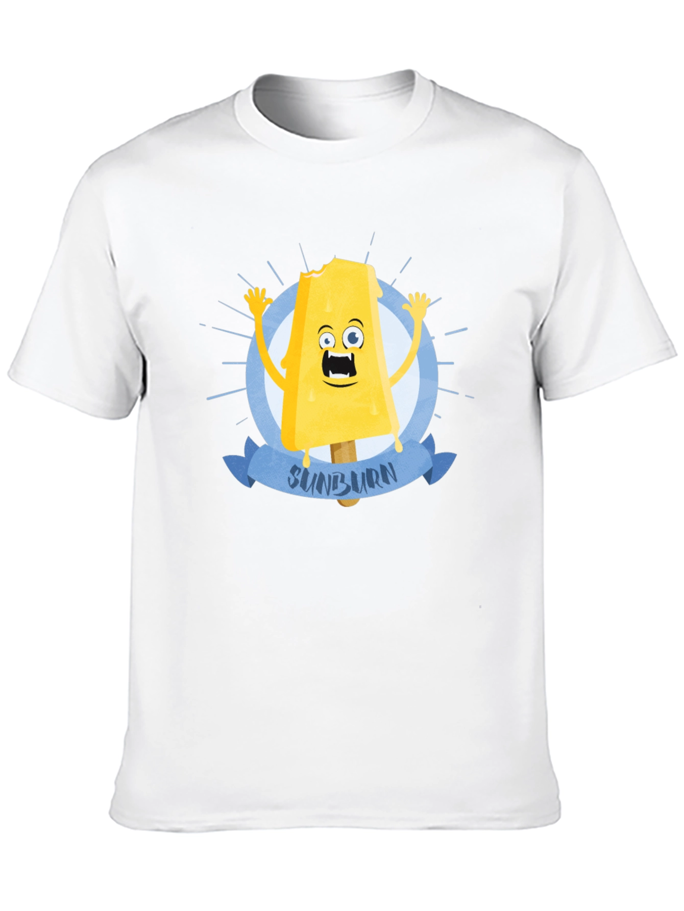 Sunburn Ice Cream T-Shirt - Funny Summer Graphic Tee