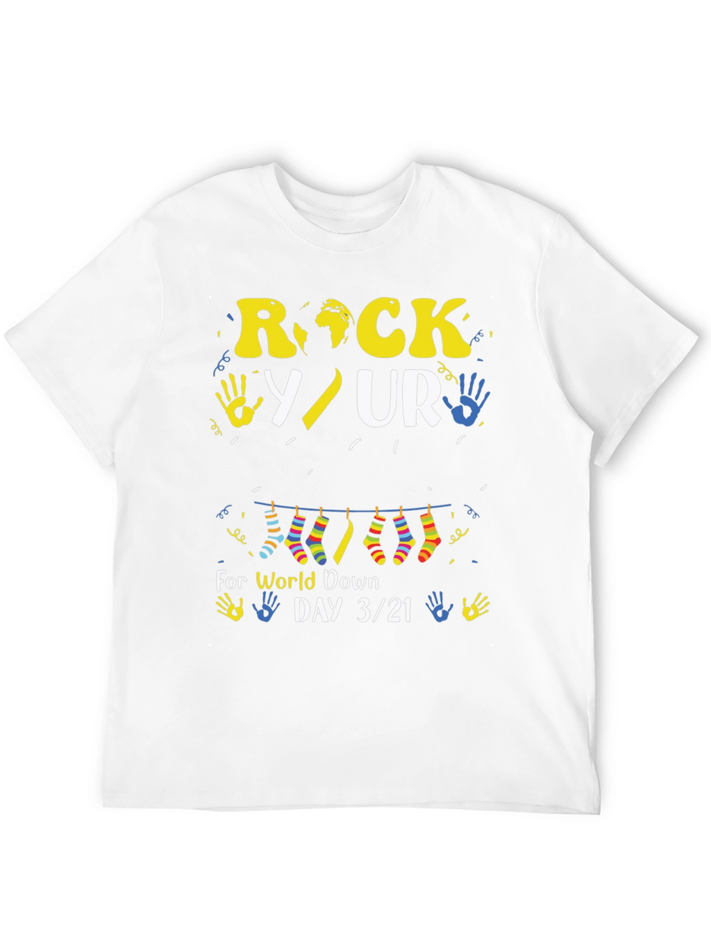 Rock Your Socks World Down Syndrome Day T-Shirt