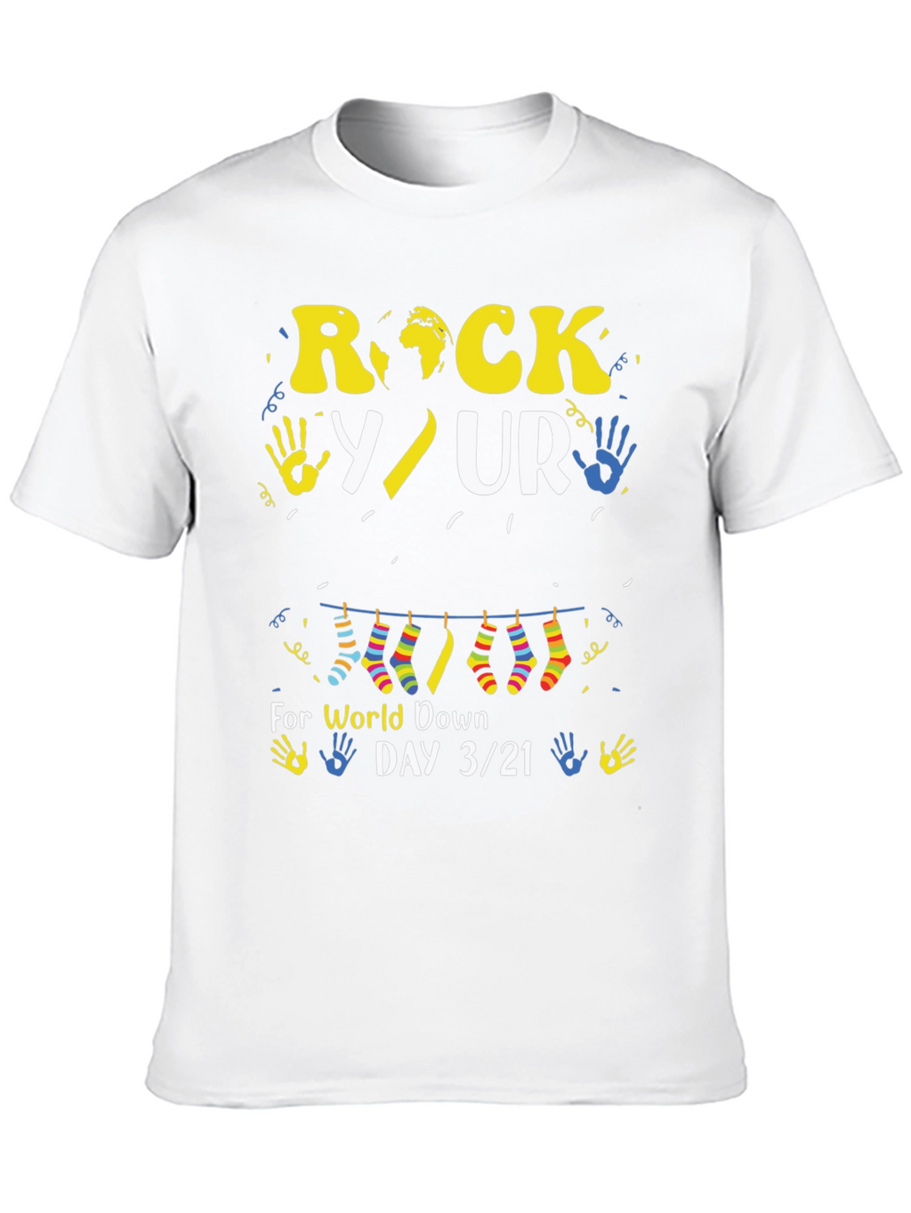 Rock Your Socks World Down Syndrome Day T-Shirt