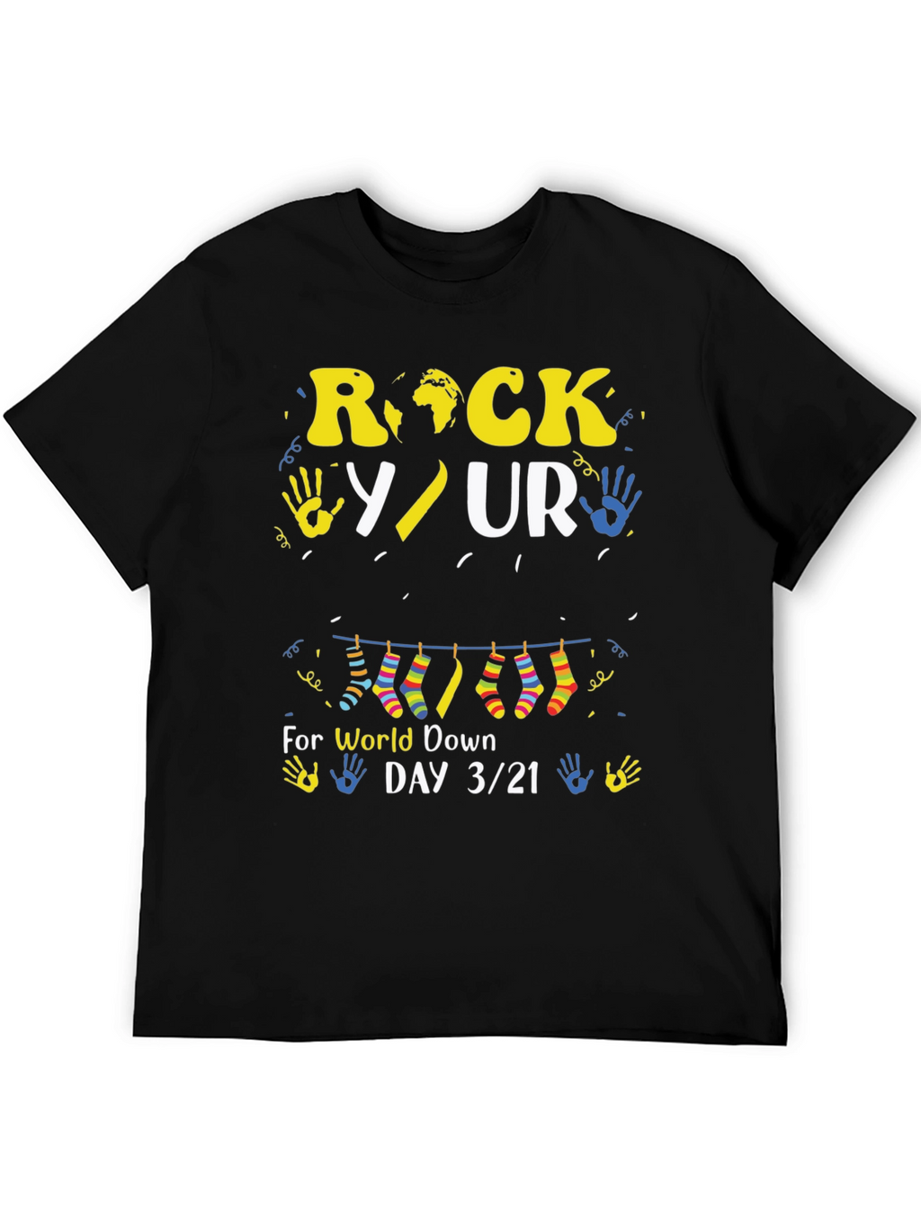 Rock Your Socks World Down Syndrome Day T-Shirt