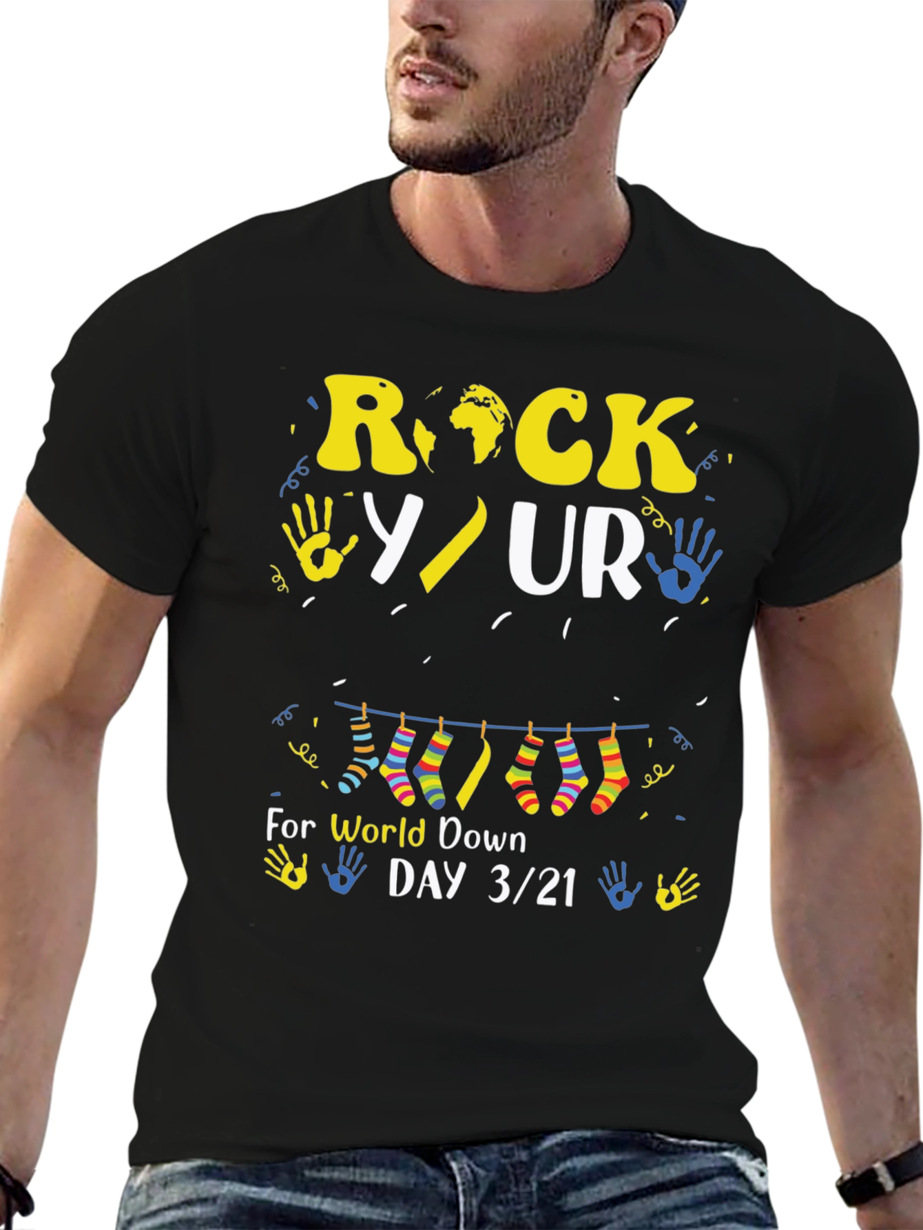 Rock Your Socks World Down Syndrome Day T-Shirt