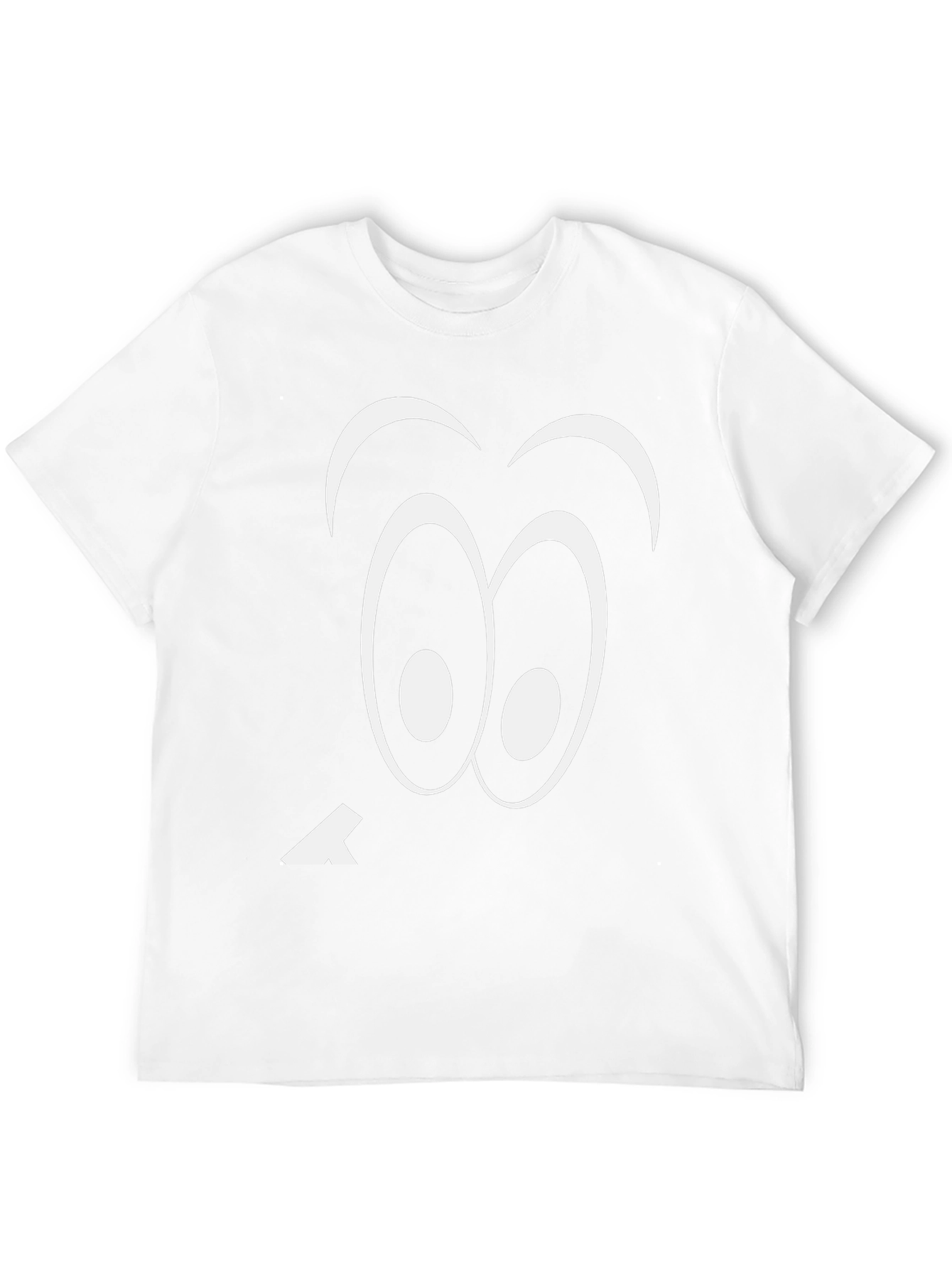 Funny Googly Eyes Black T-Shirt Quirky Tee