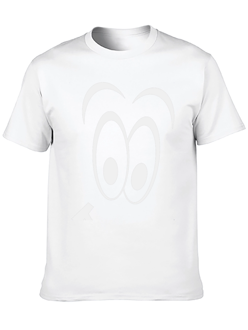 Funny Googly Eyes Black T-Shirt Quirky Tee