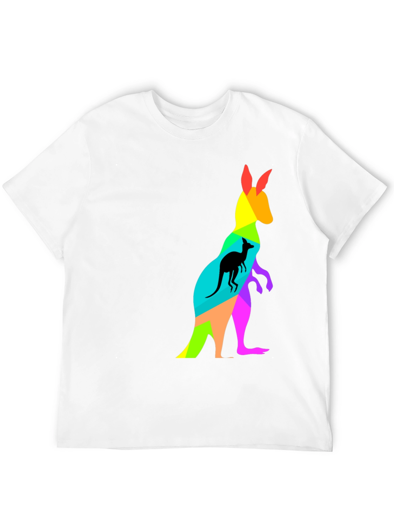 Rainbow Kangaroo Graphic Tee