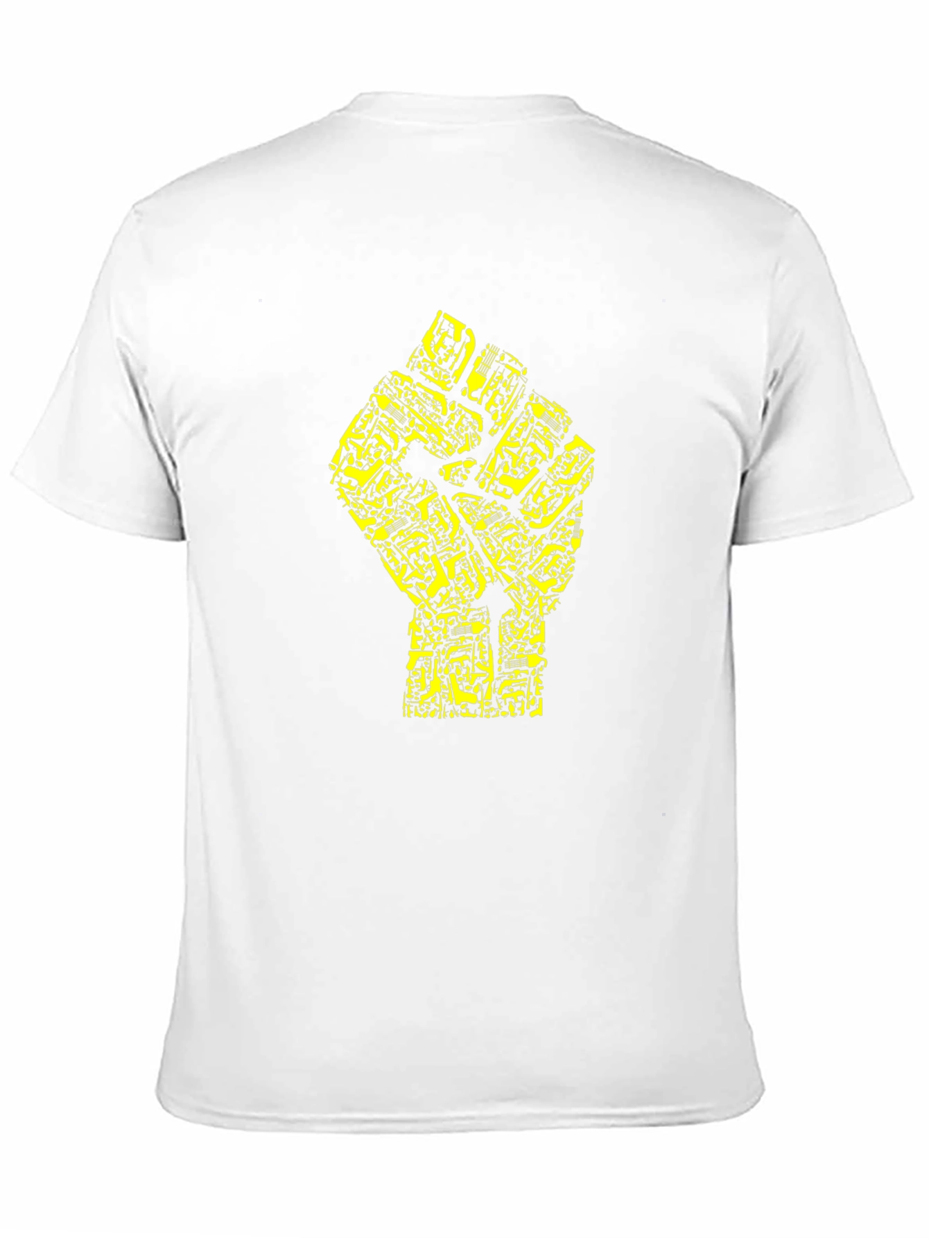 Black Power Fist Circuit Board T-Shirt