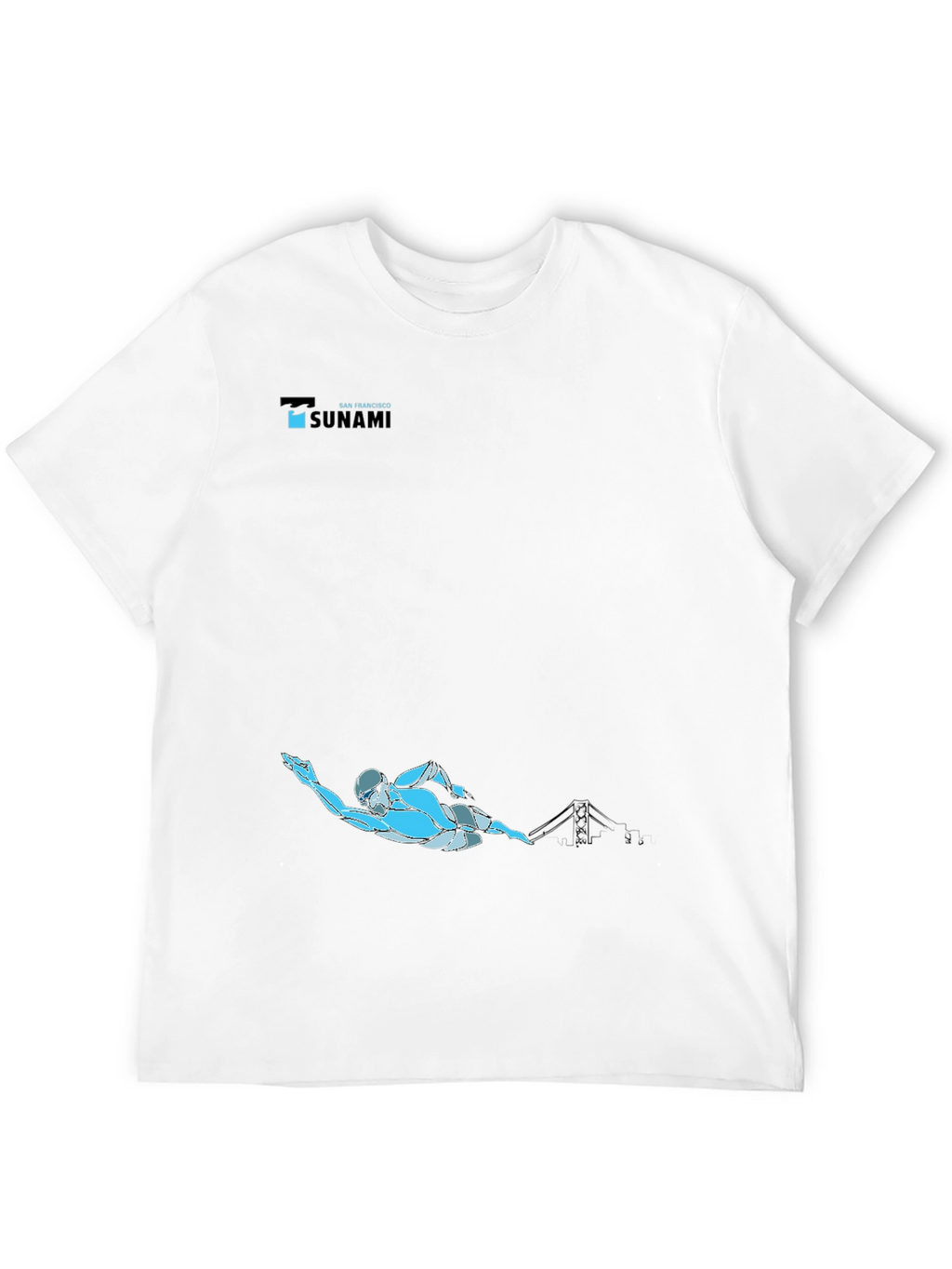 San Francisco Tsunami Swimmer Graphic Tee