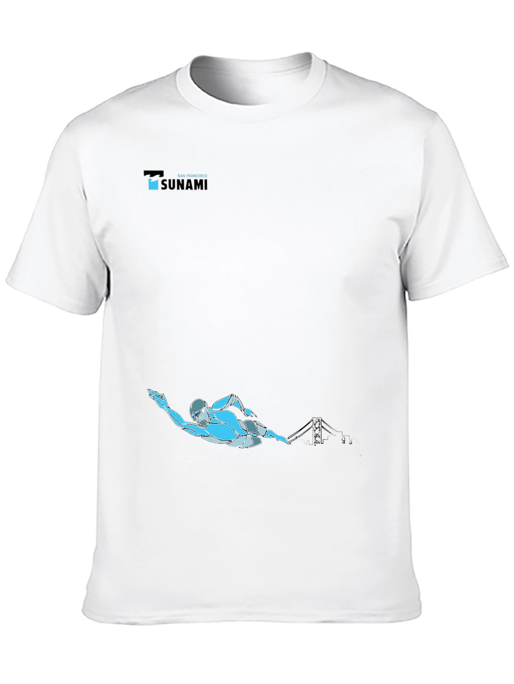 San Francisco Tsunami Swimmer Graphic Tee