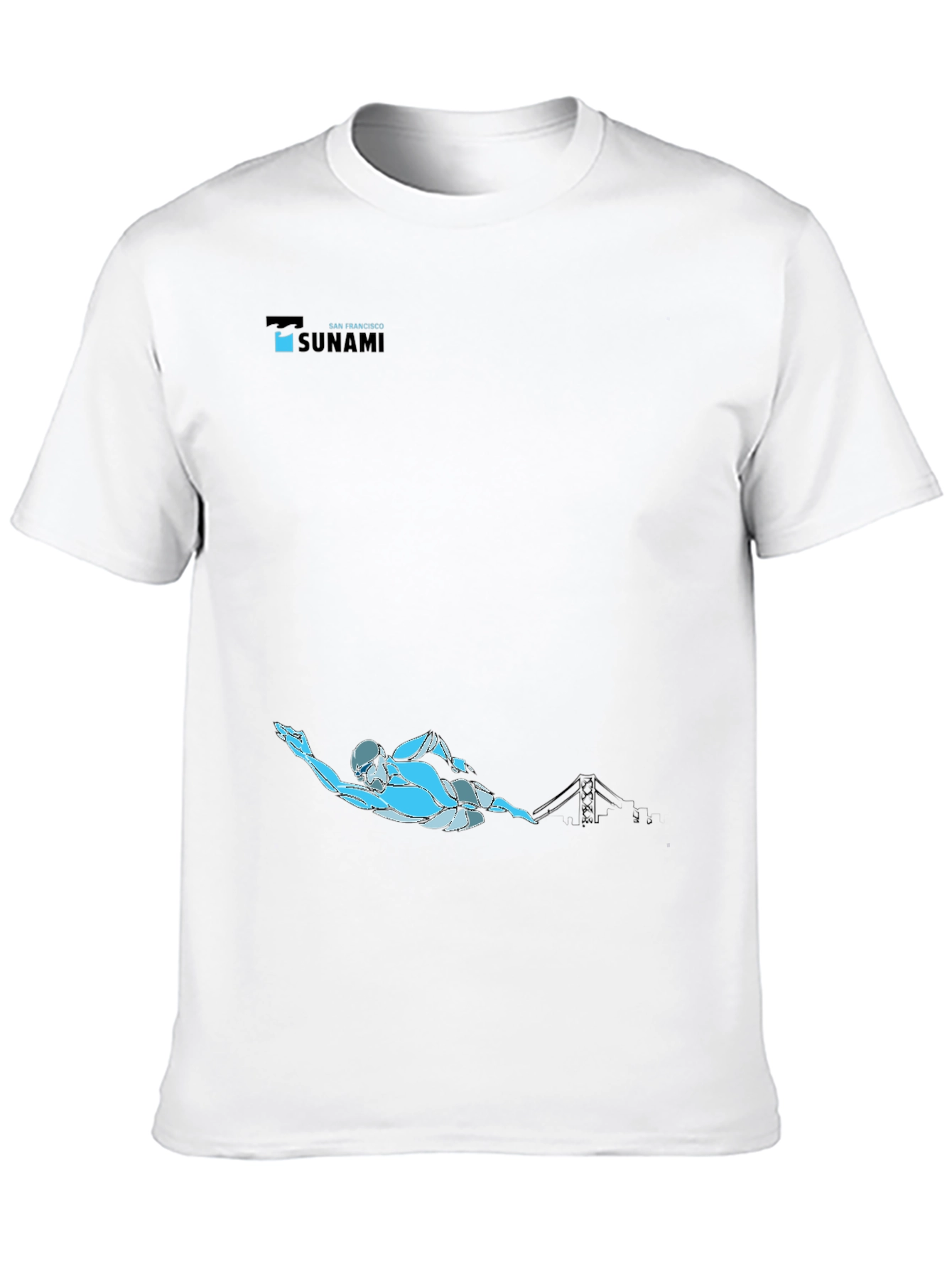 San Francisco Tsunami Swimmer Graphic Tee