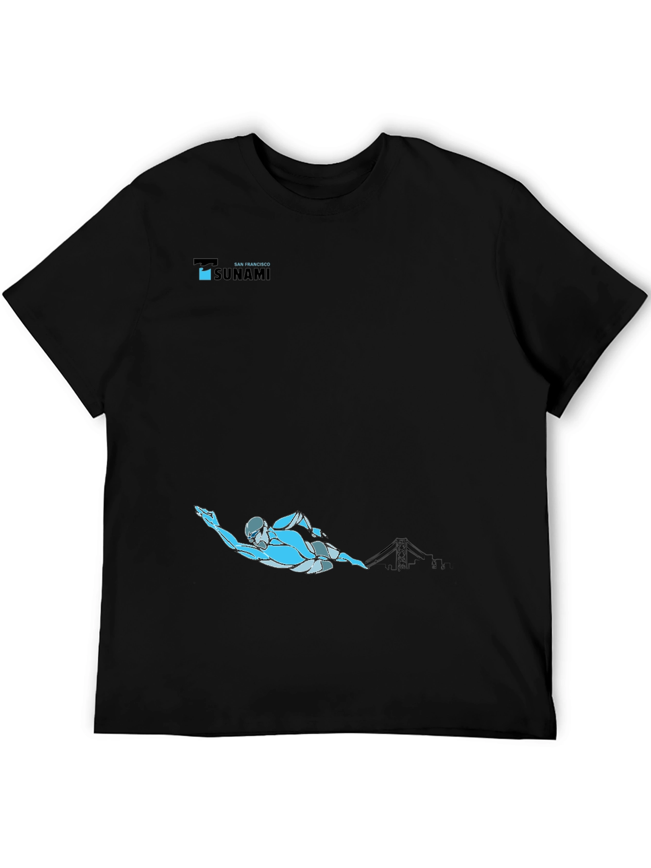 San Francisco Tsunami Swimmer Graphic Tee