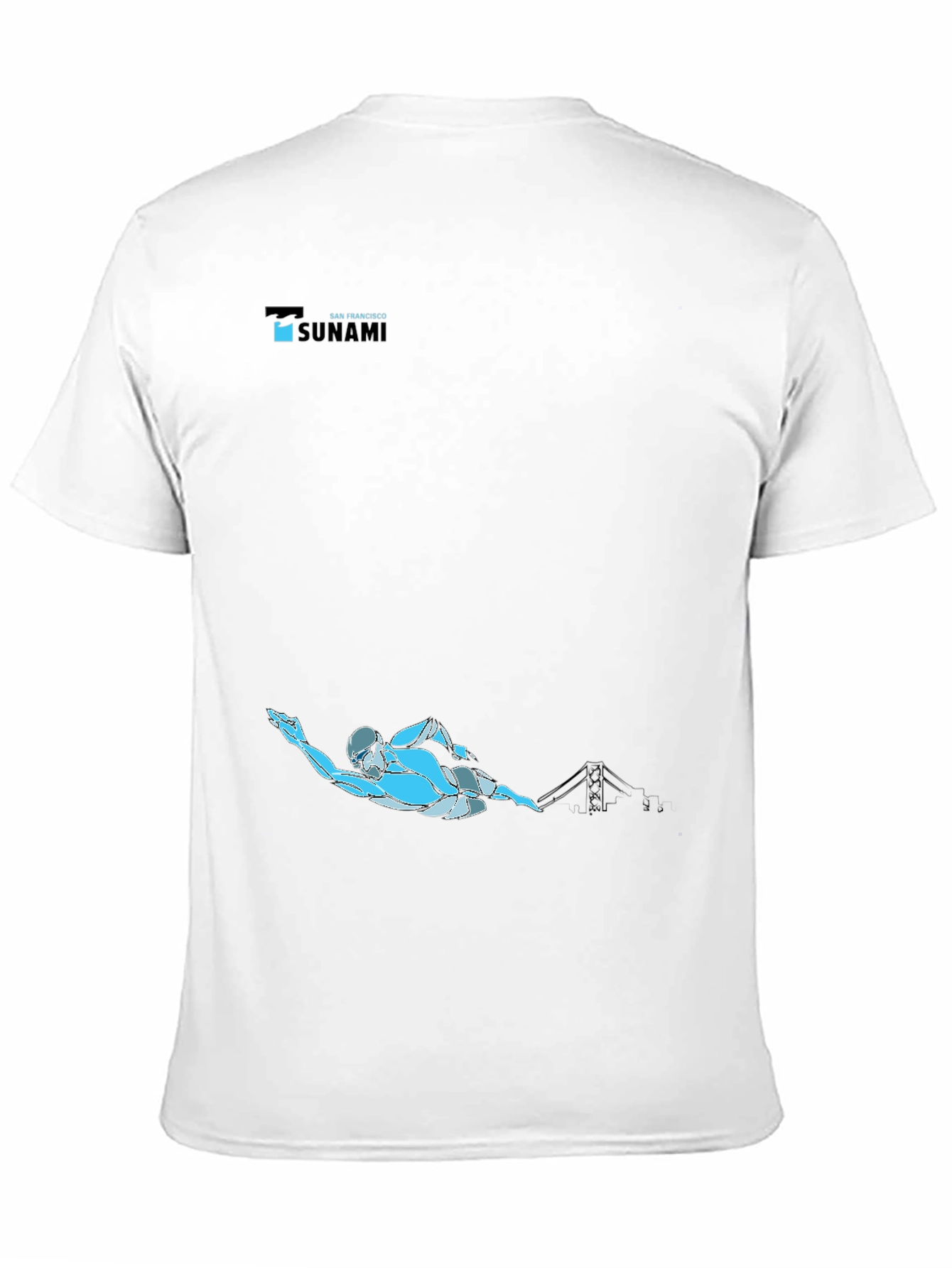 San Francisco Tsunami Swimmer Graphic Tee