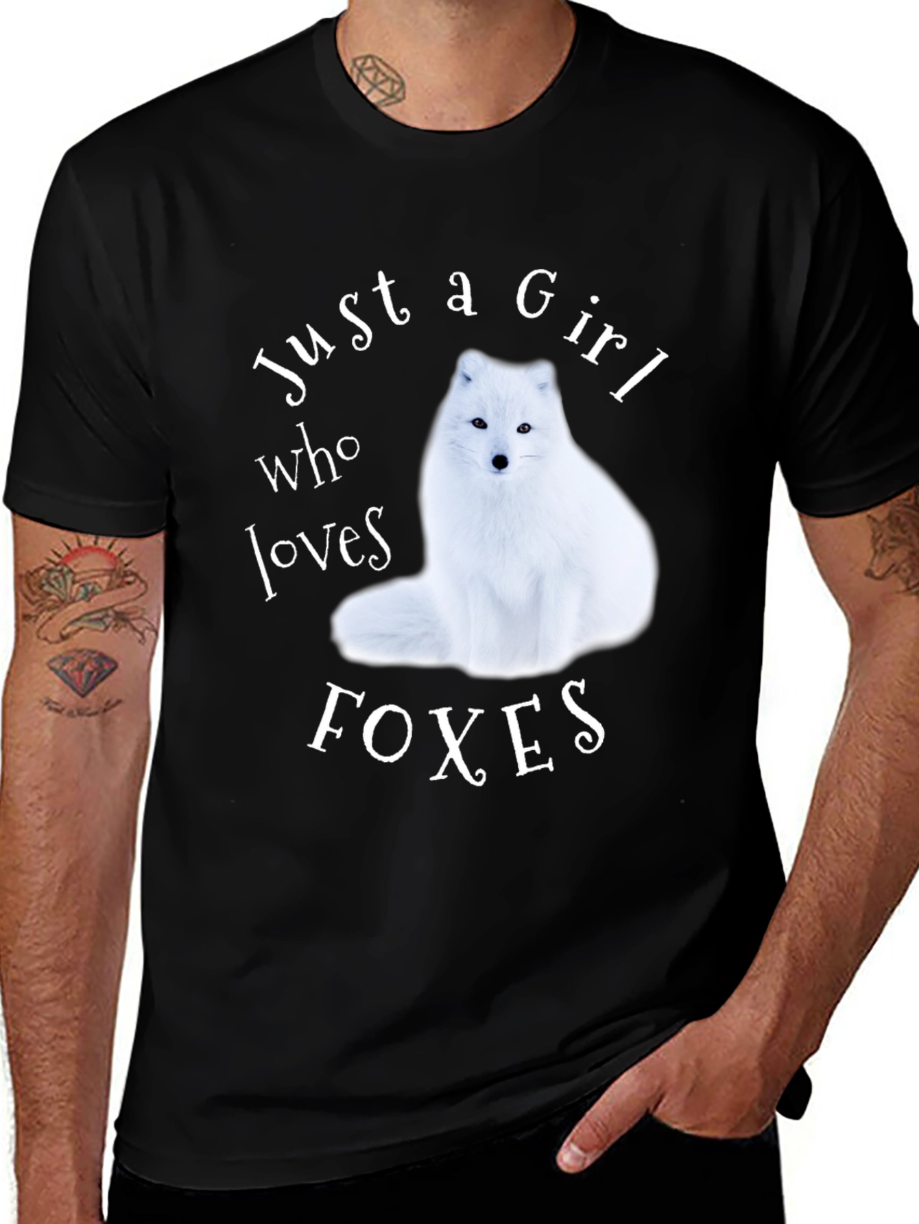 Just a Girl Who Loves Foxes T-Shirt