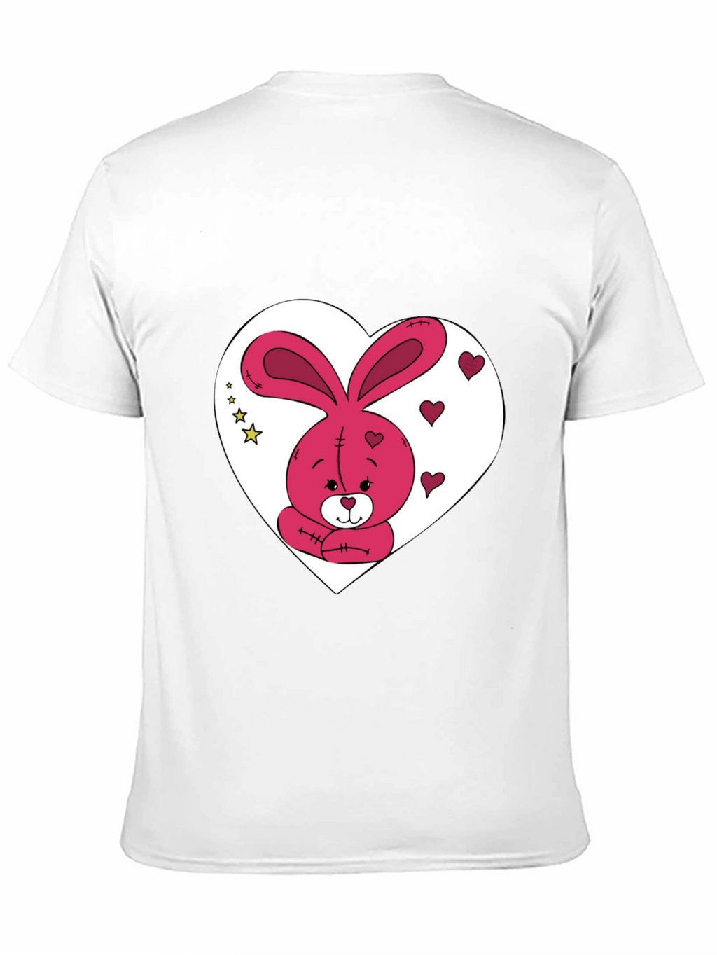 Bunny Heart Graphic Tee - Valentines Day Gift