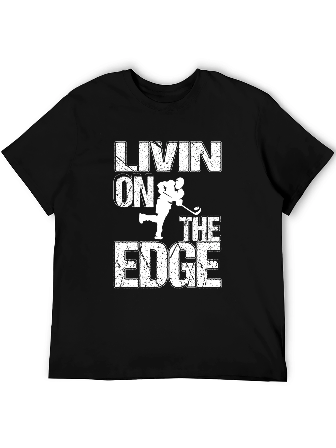 Livin on the Edge Hockey T-Shirt