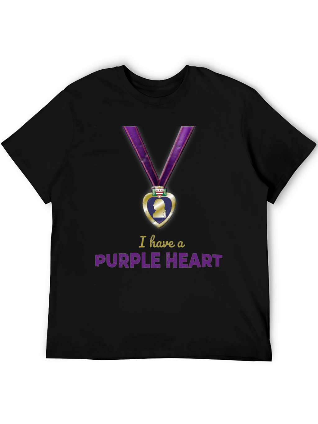 Purple Heart Graphic T-Shirt - Military Pride