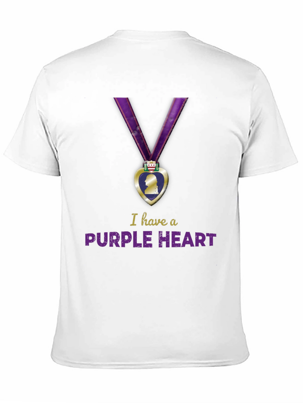 Purple Heart Graphic T-Shirt - Military Pride