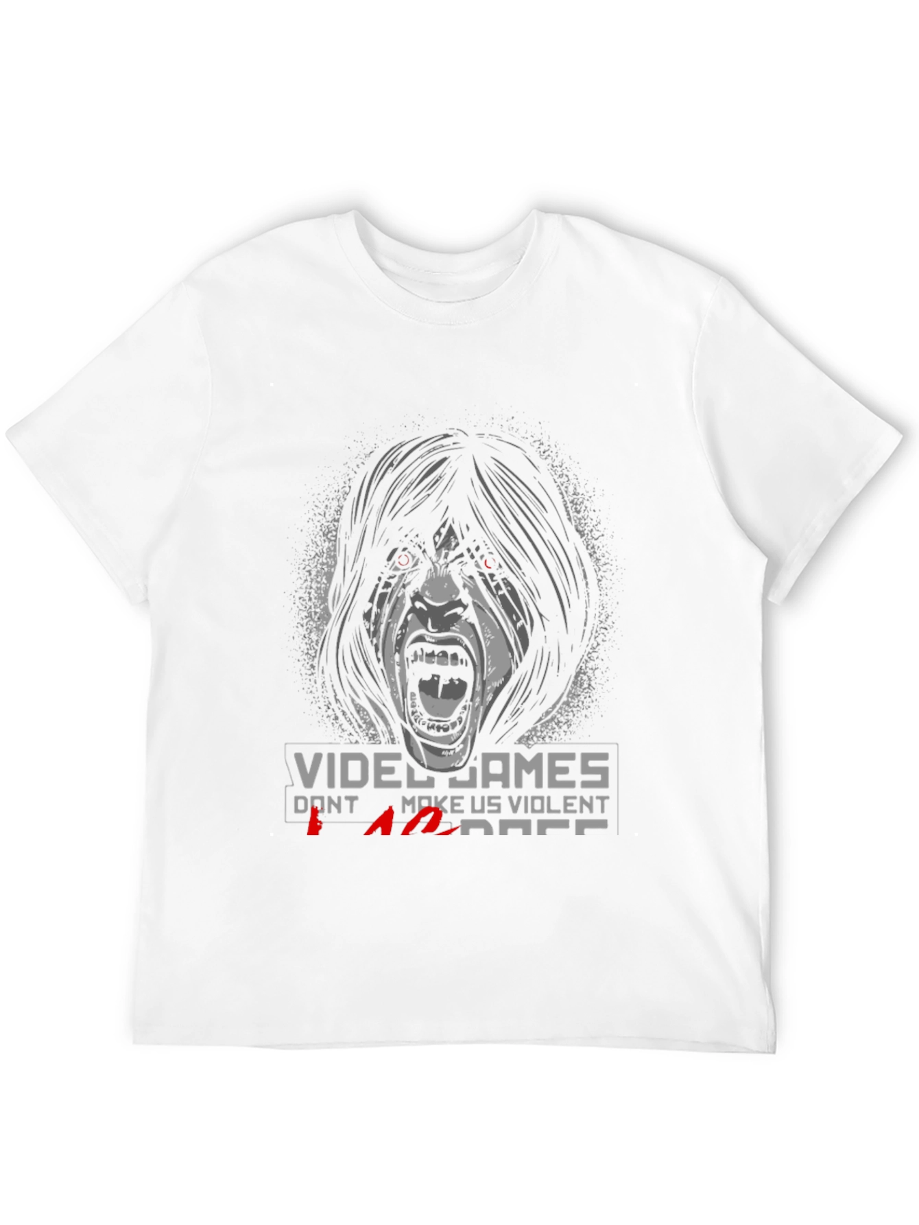 Video Games Dont Make Us Violent T-Shirt