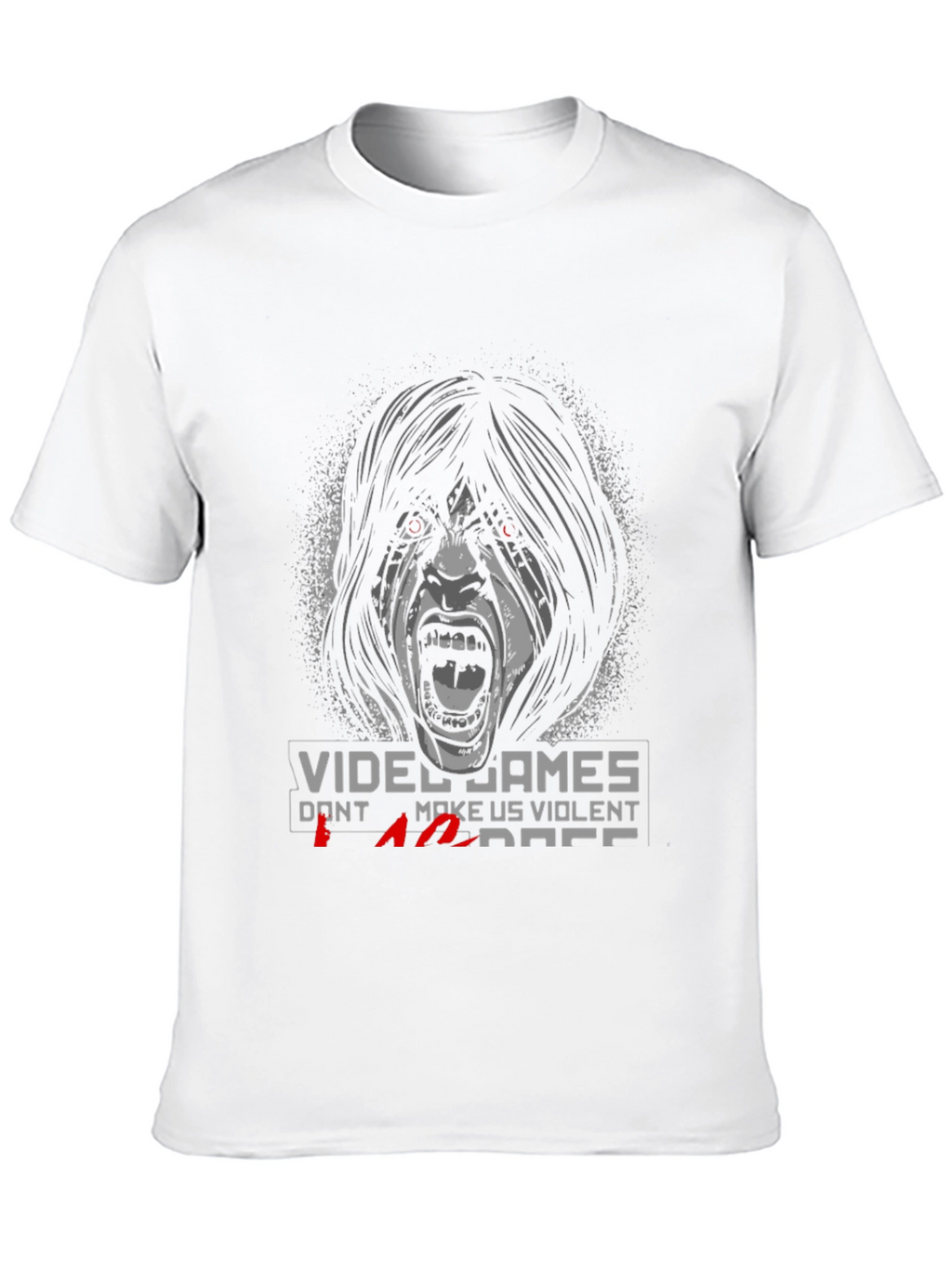 Video Games Dont Make Us Violent T-Shirt