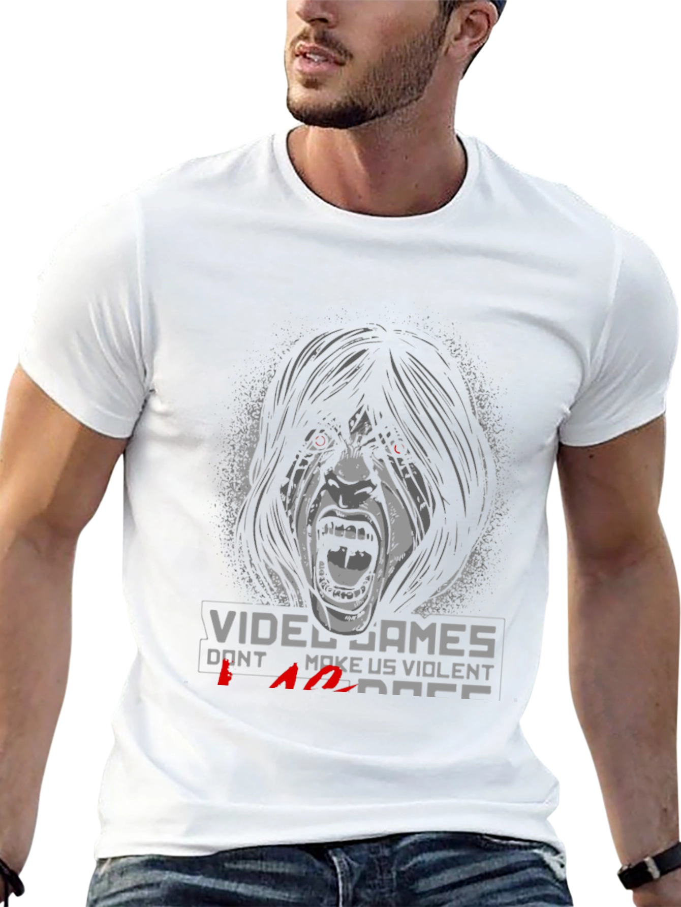 Video Games Dont Make Us Violent T-Shirt