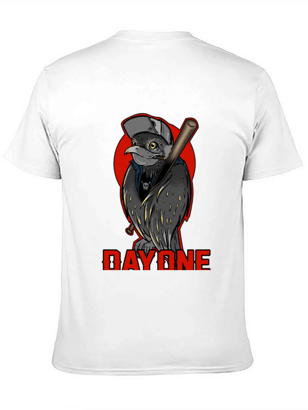 Day One Baseball Bird Graphic T-Shirt