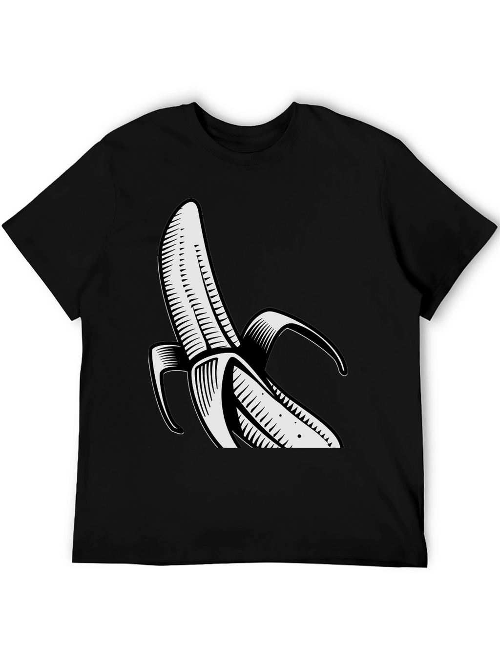 Banana Graphic Black T-Shirt - Unisex Cool Design