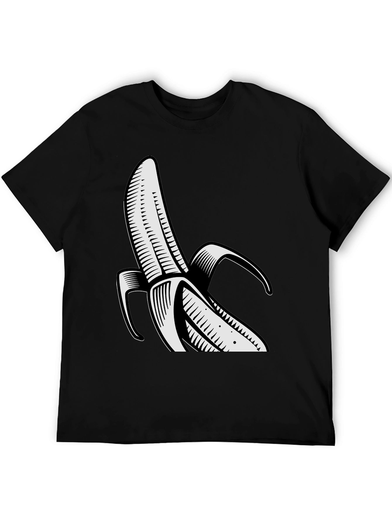 Banana Graphic Black T-Shirt - Unisex Cool Design