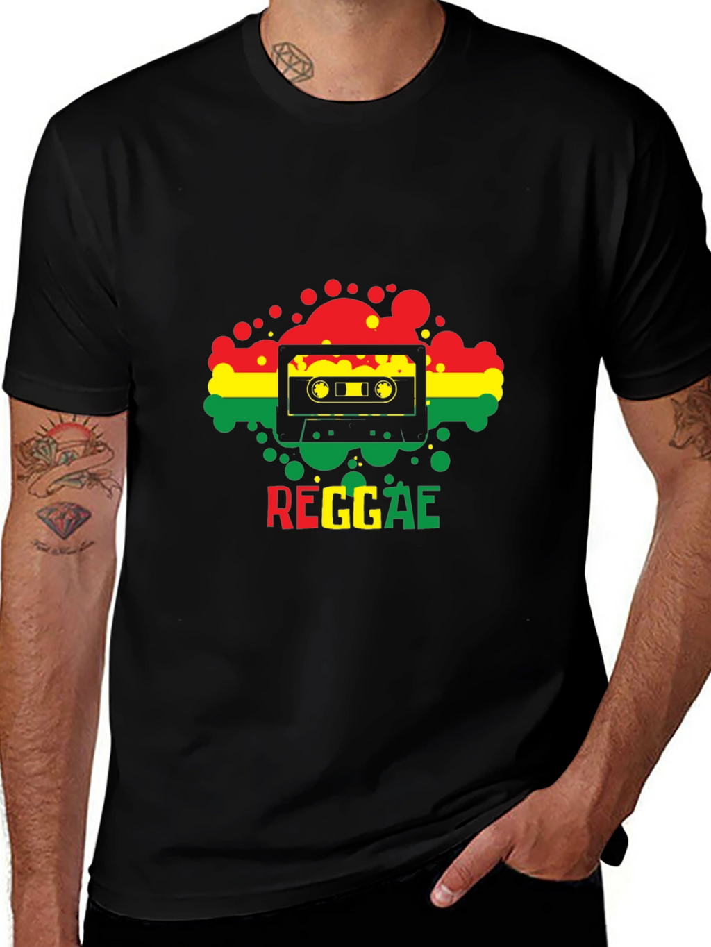 Reggae Cassette Tape Graphic Tee