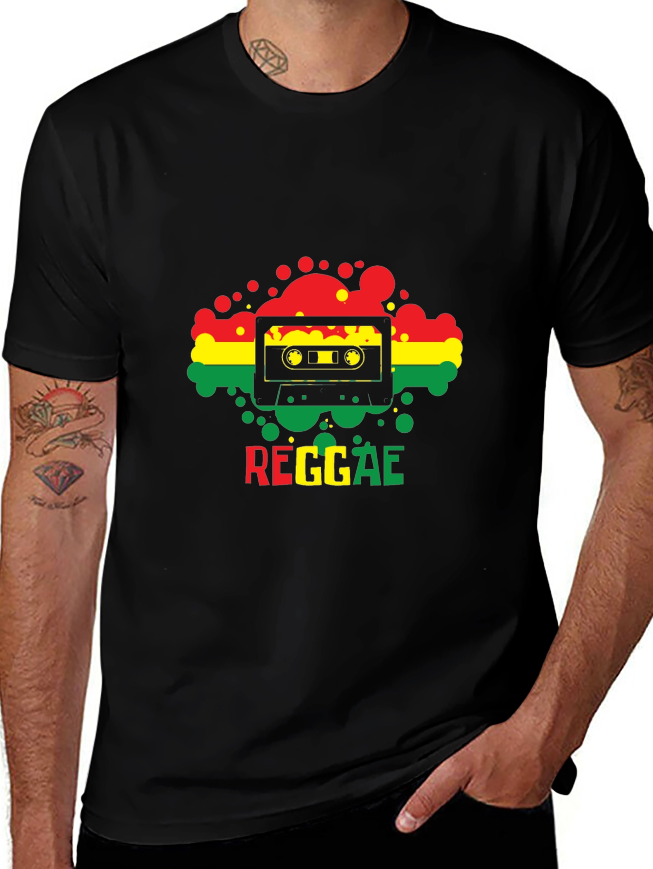 Reggae Cassette Tape Graphic Tee