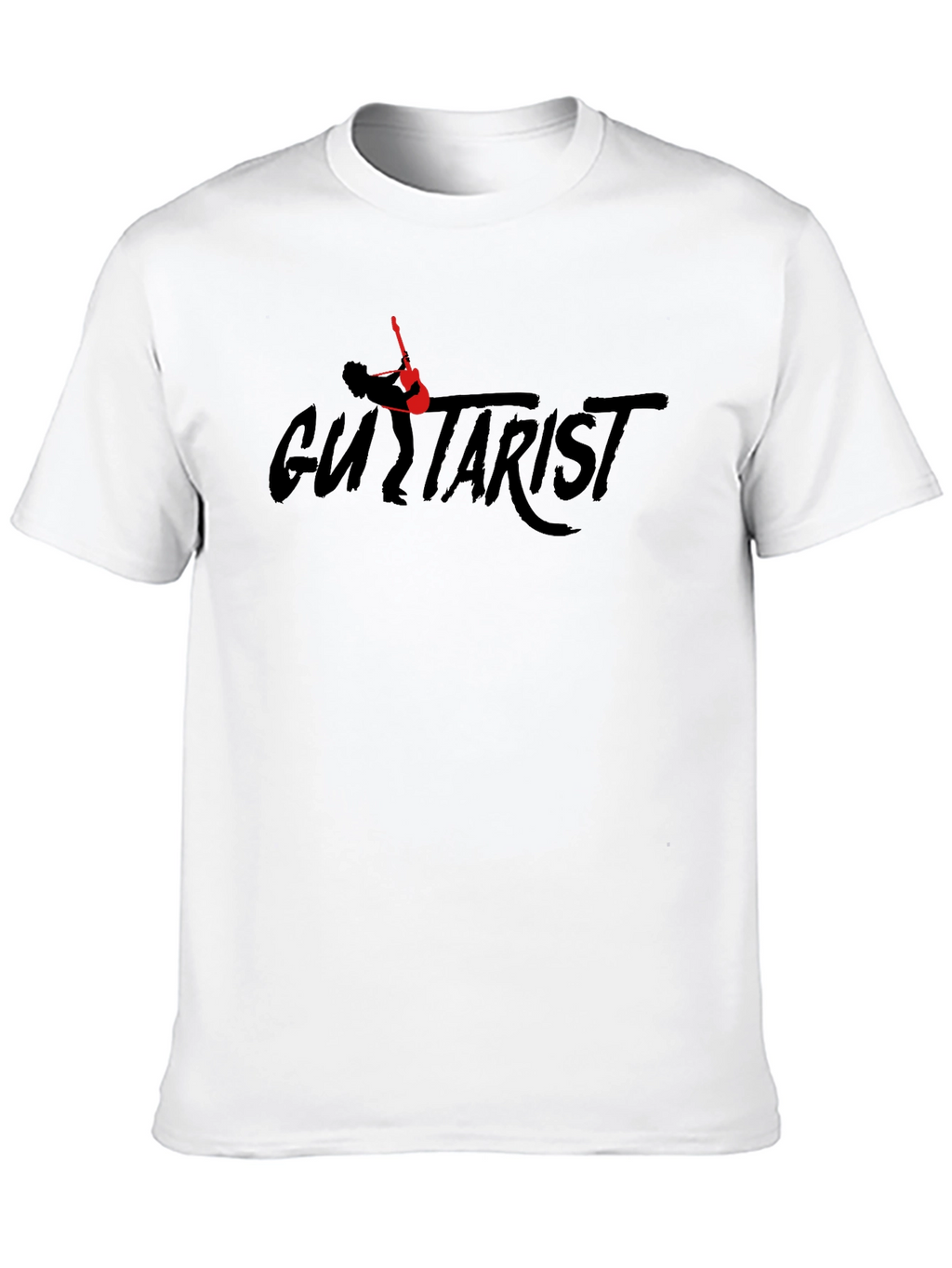 Guitarist Black Graphic T-Shirt