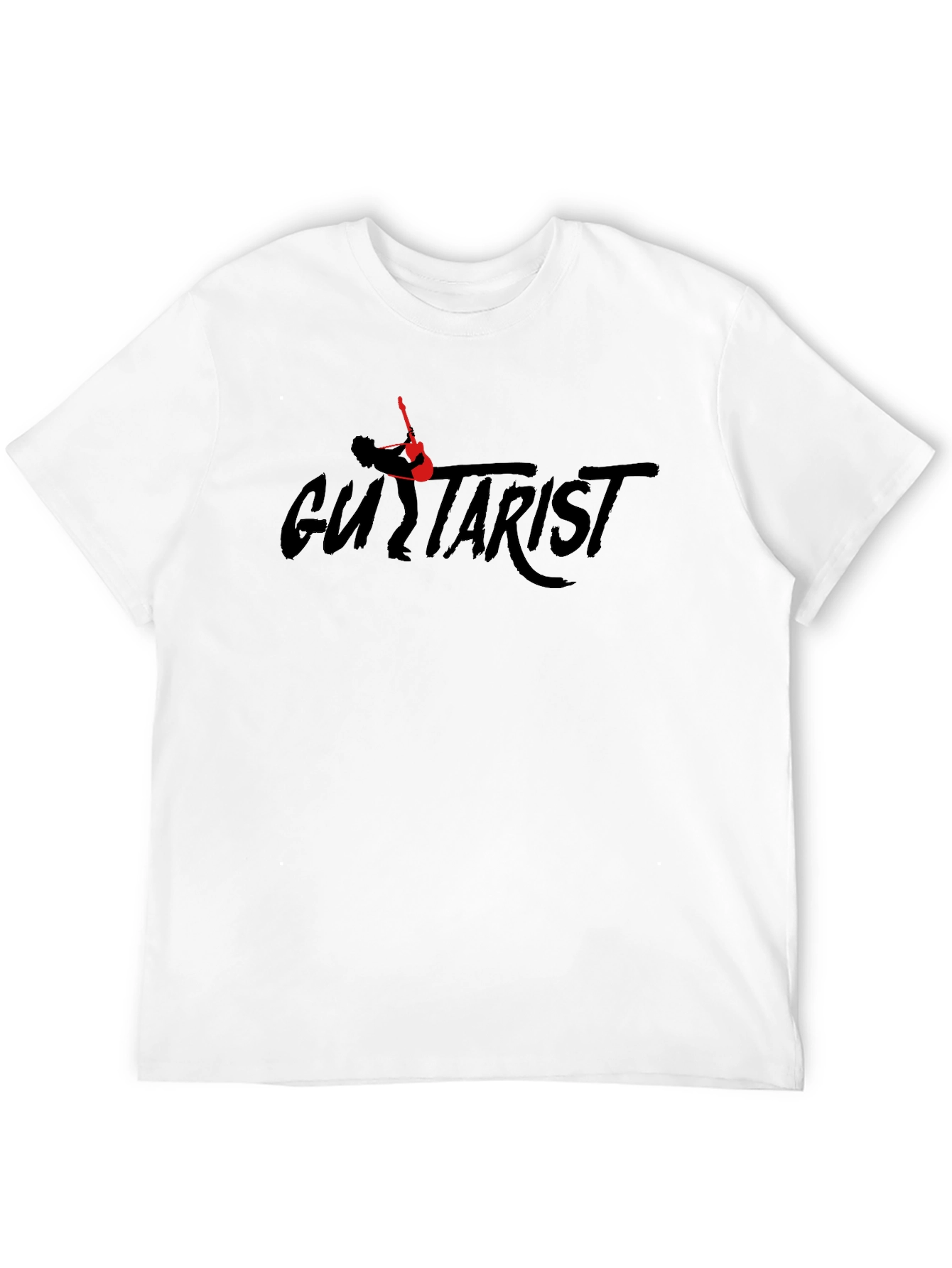 Guitarist Black Graphic T-Shirt