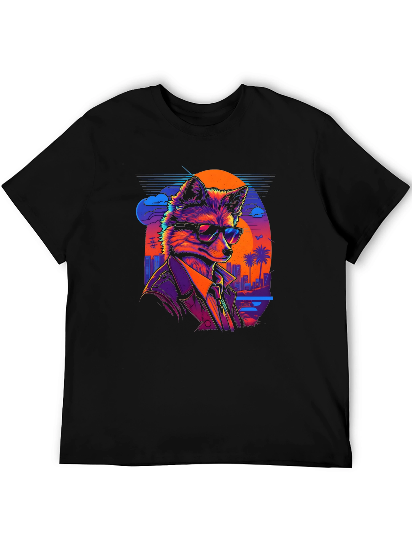 Fox in Shades Graphic T-Shirt