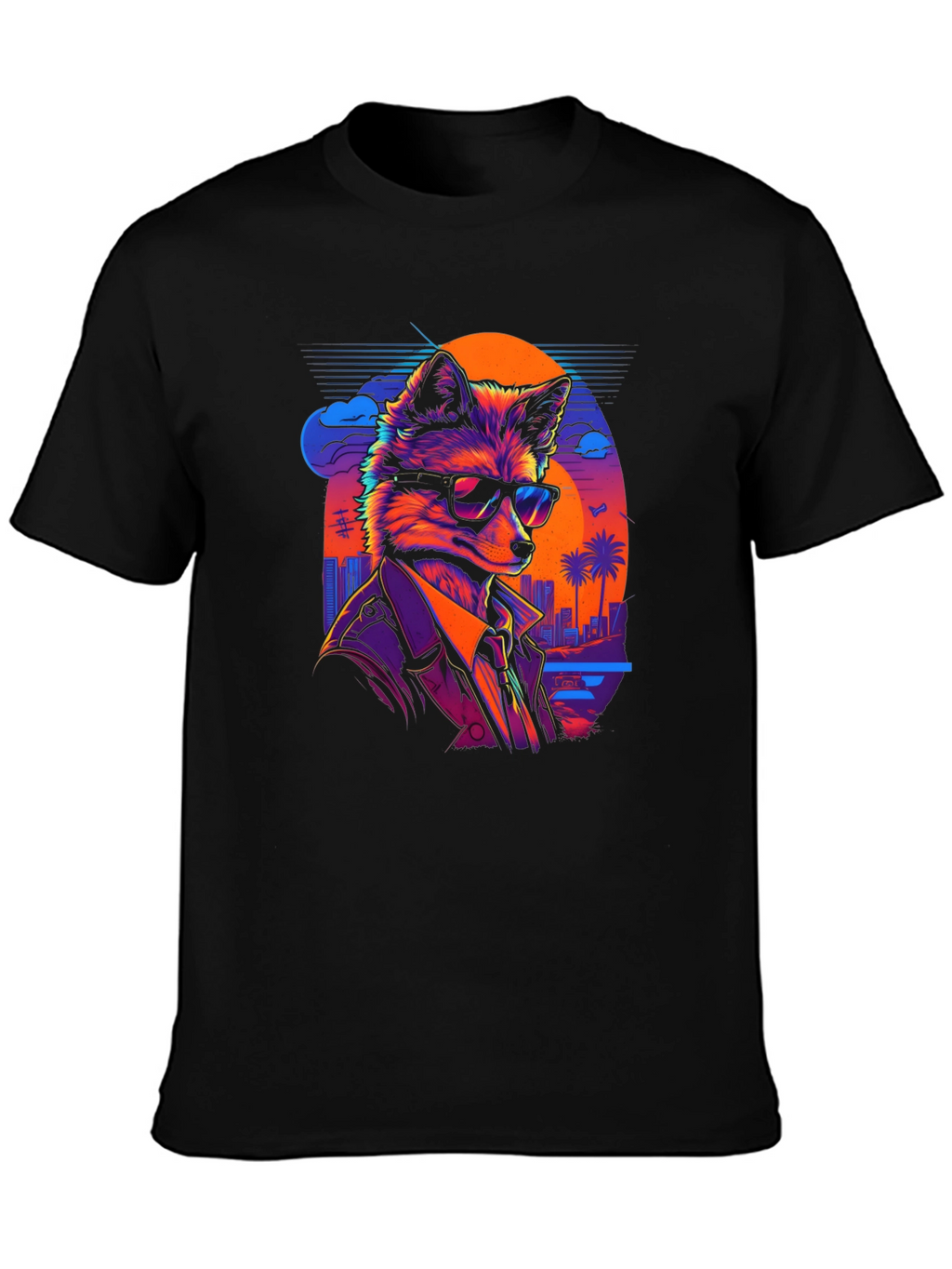 Fox in Shades Graphic T-Shirt