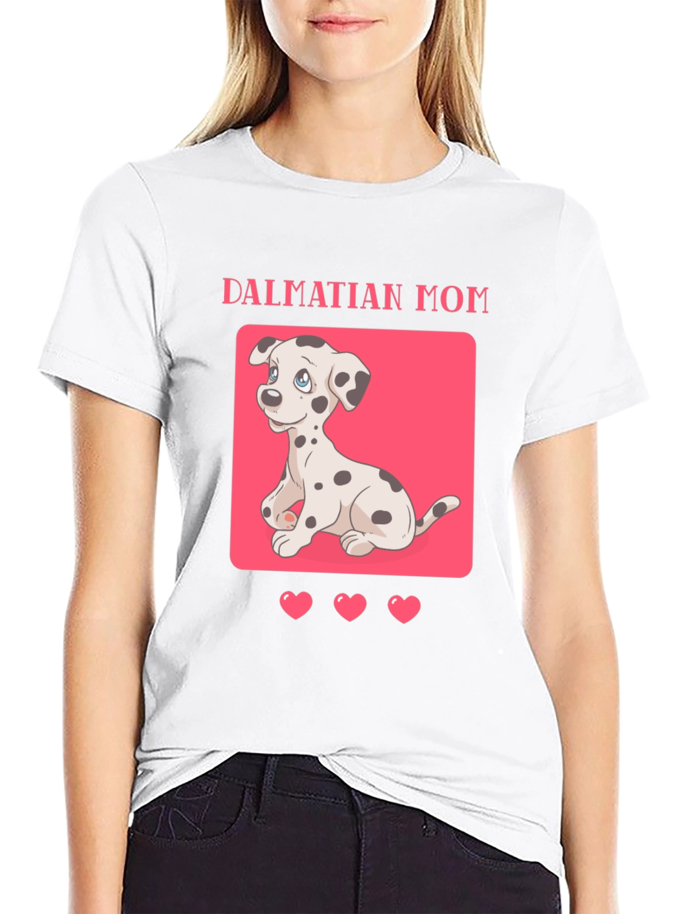Dalmatian Mom T-Shirt - Cute Dog Lover Tee