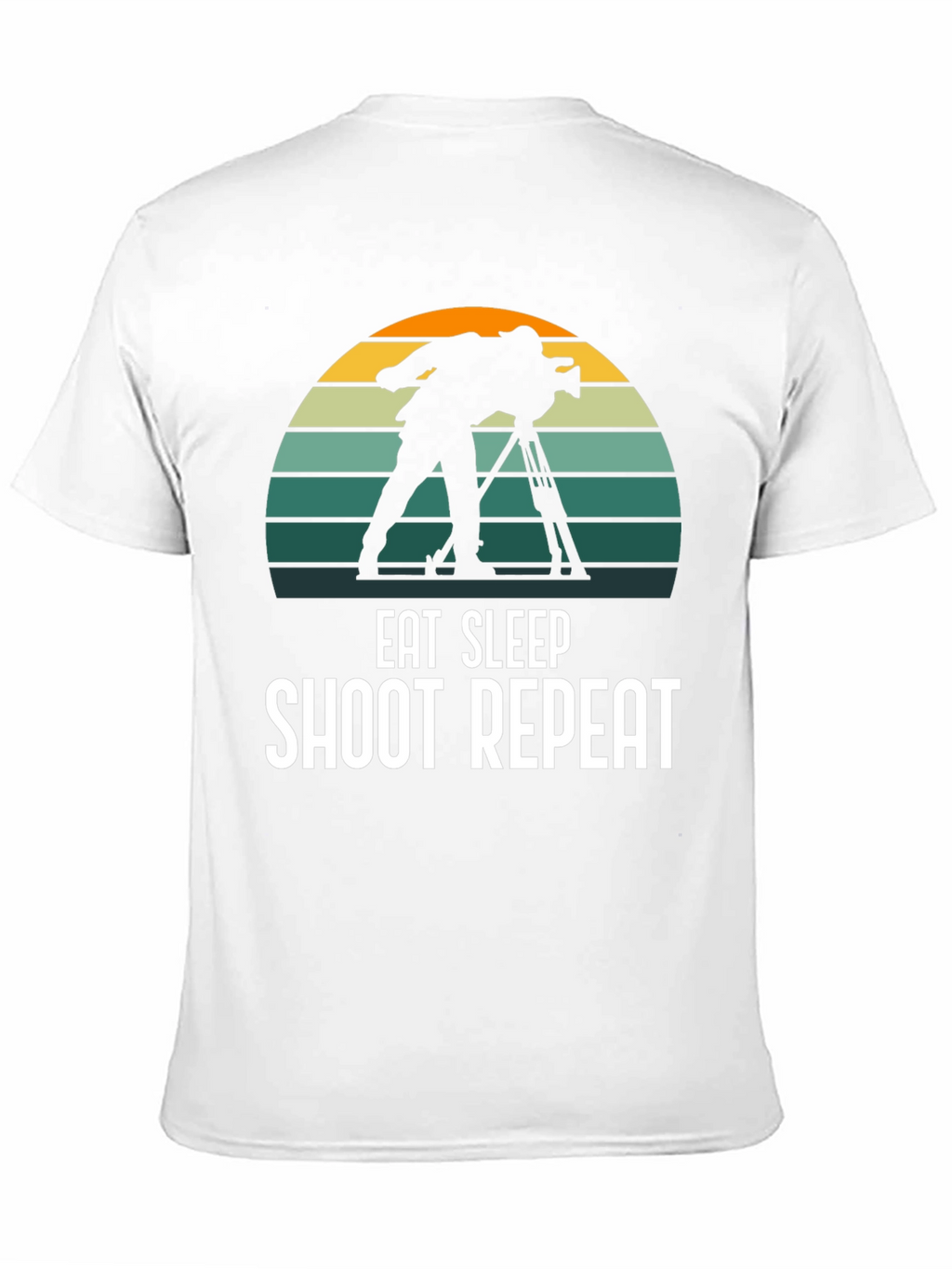 Eat Sleep Shoot Repeat Black T-Shirt