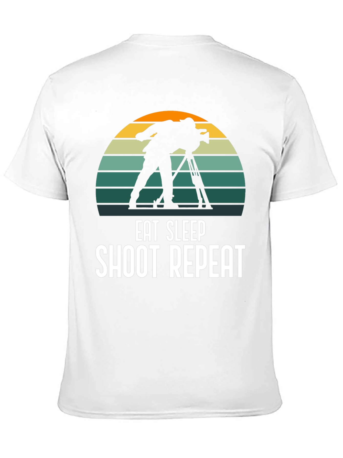 Eat Sleep Shoot Repeat Black T-Shirt