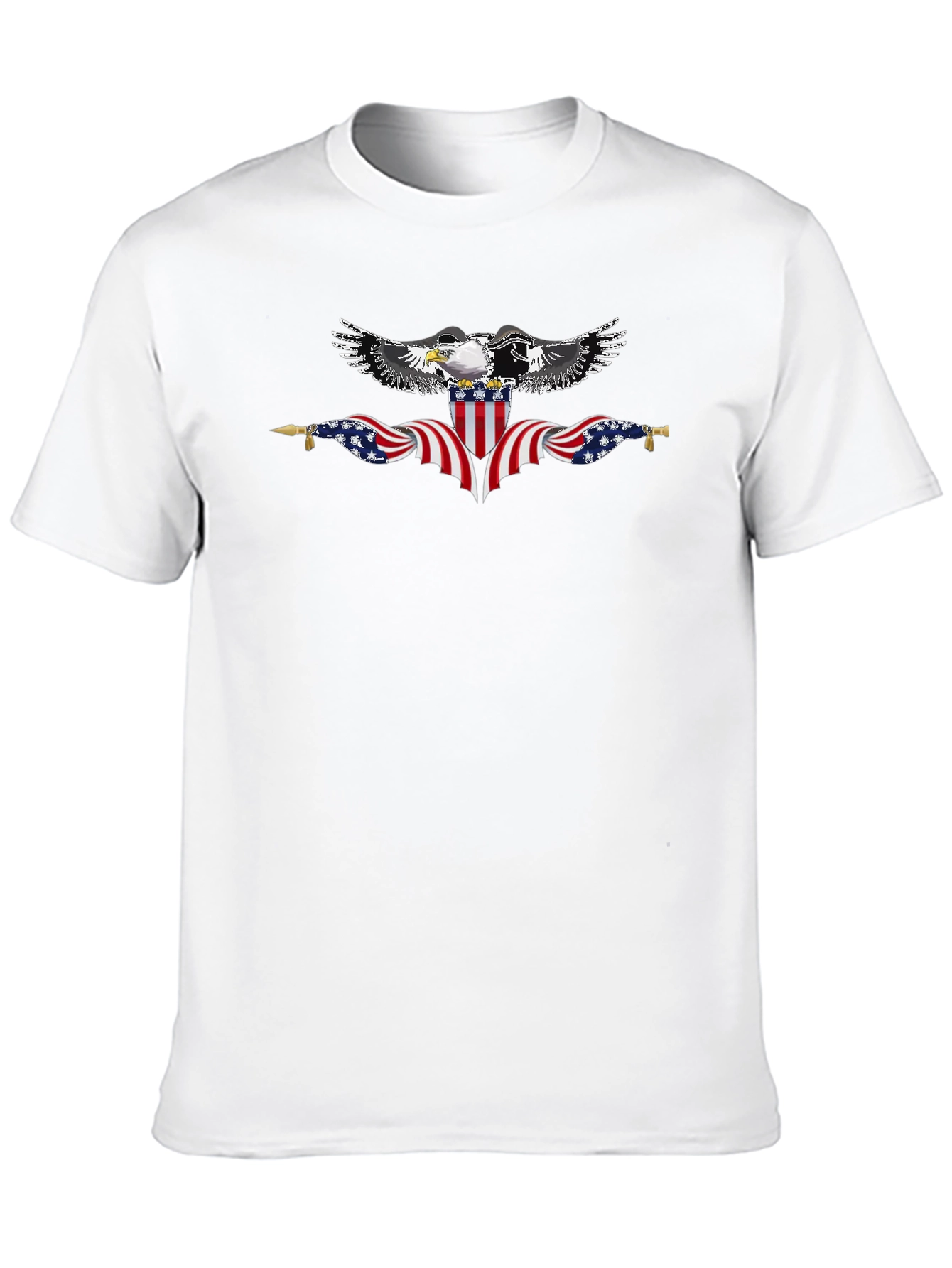American Eagle Flag Graphic T-Shirt - Patriotic Tee
