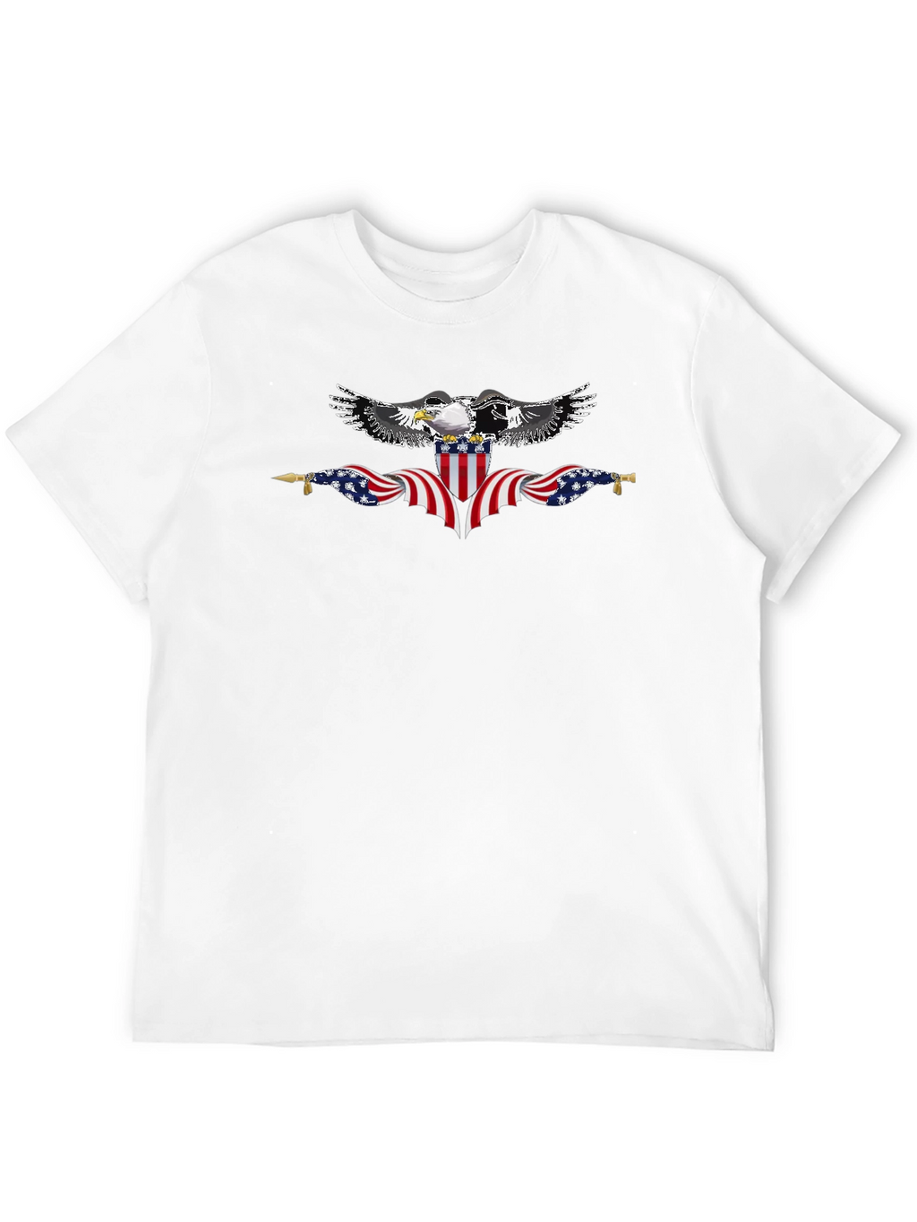 American Eagle Flag Graphic T-Shirt - Patriotic Tee