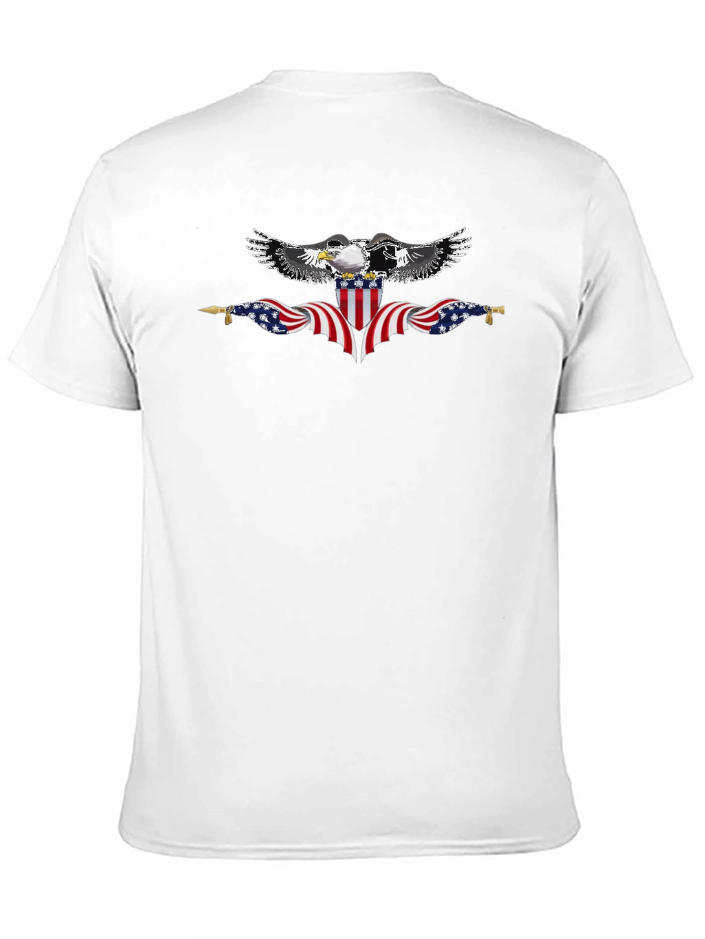American Eagle Flag Graphic T-Shirt - Patriotic Tee