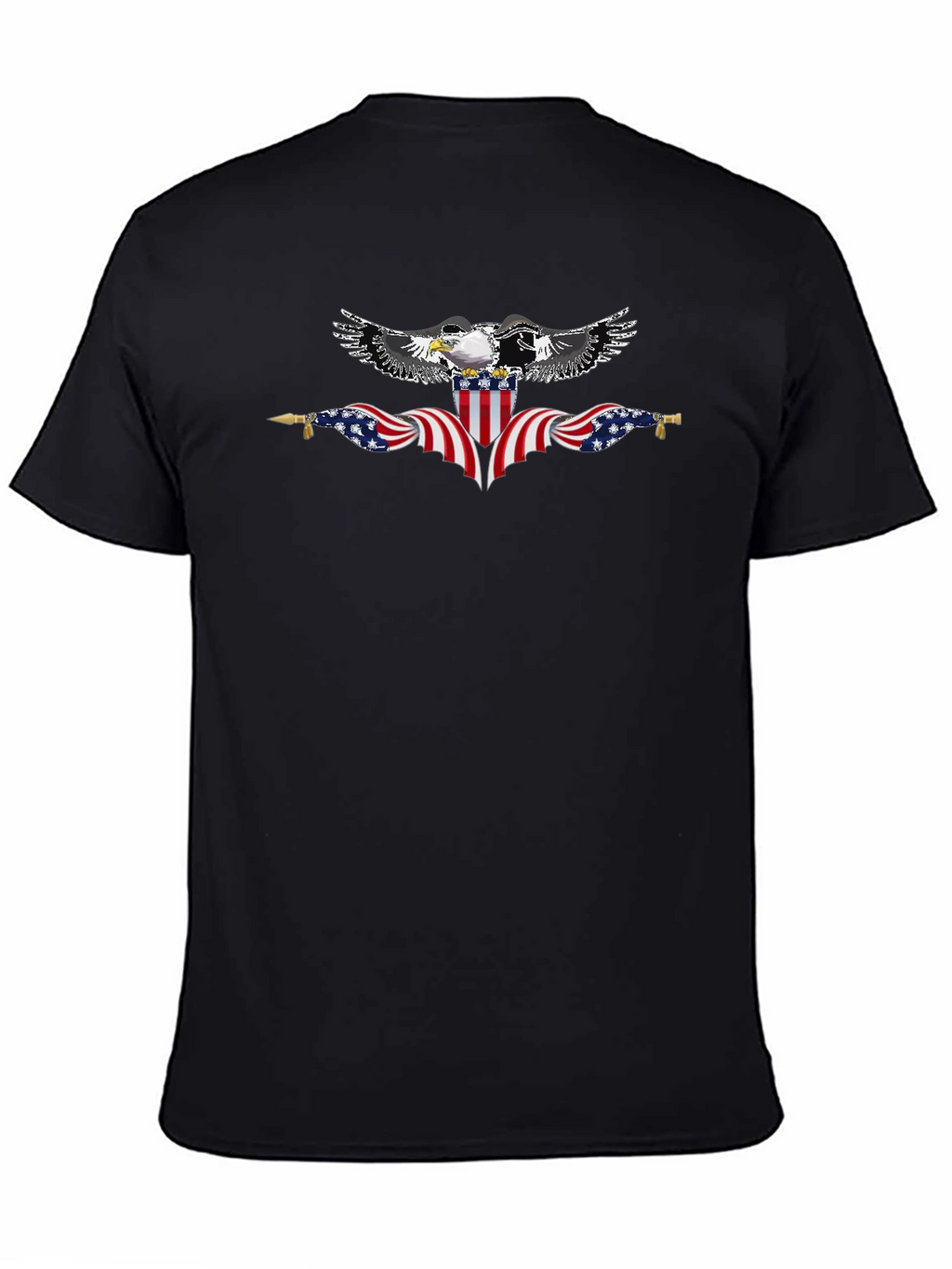 American Eagle Flag Graphic T-Shirt - Patriotic Tee