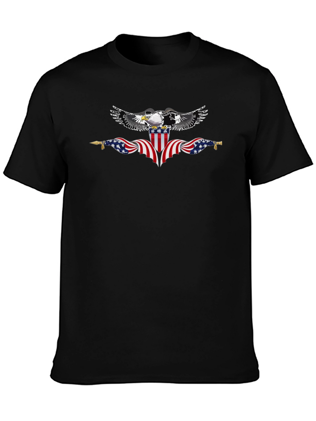 American Eagle Flag Graphic T-Shirt - Patriotic Tee