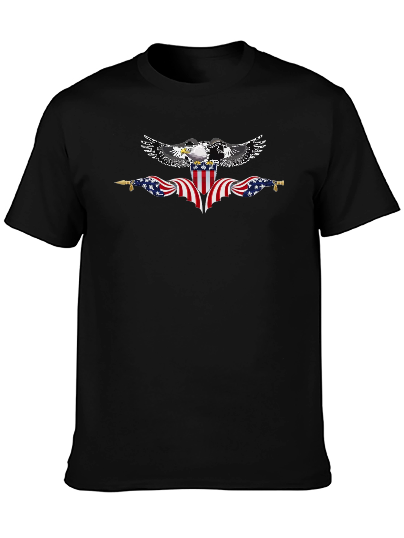 American Eagle Flag Graphic T-Shirt - Patriotic Tee