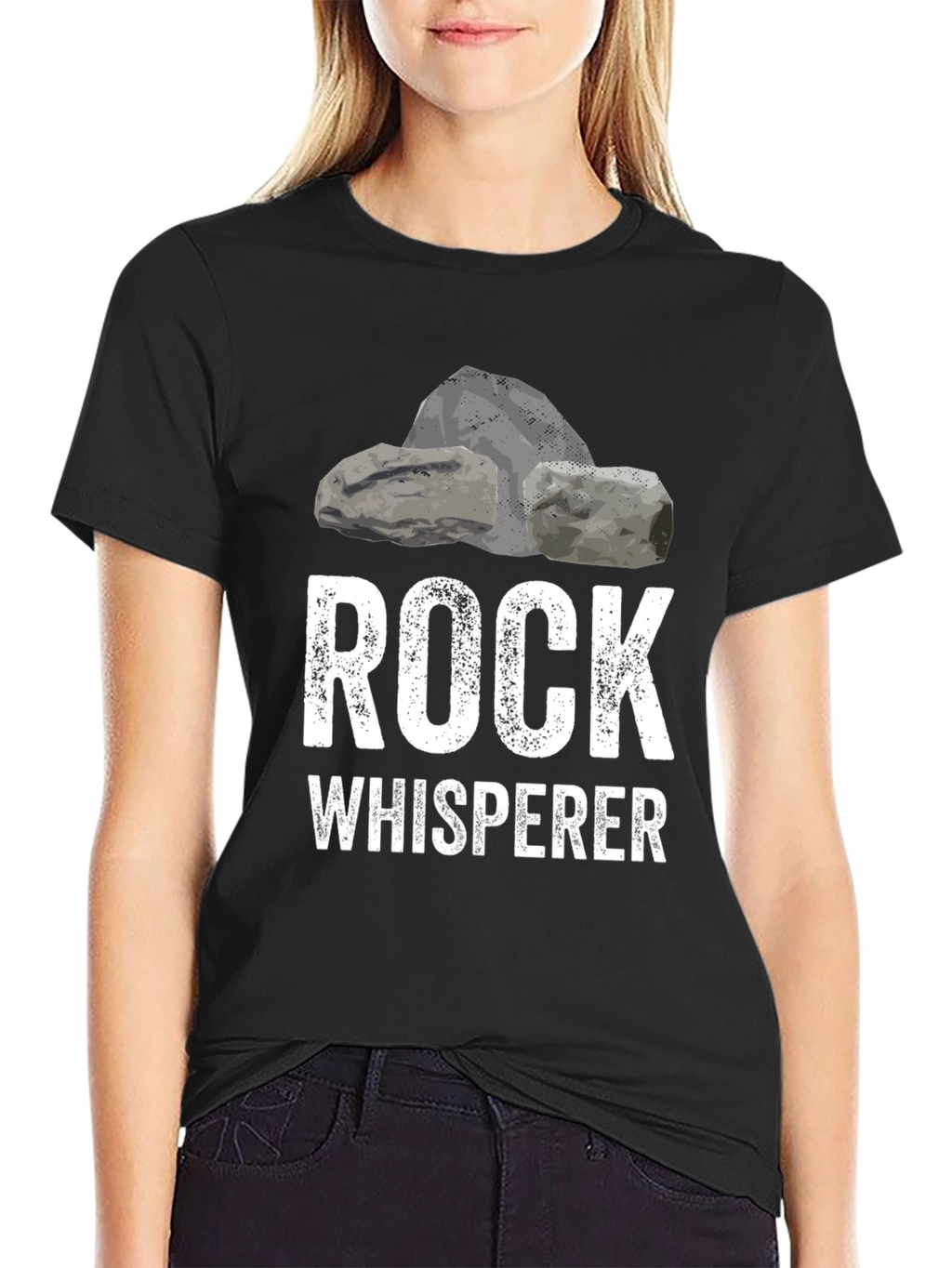 Rock Whisperer Graphic Tee - Black T-Shirt