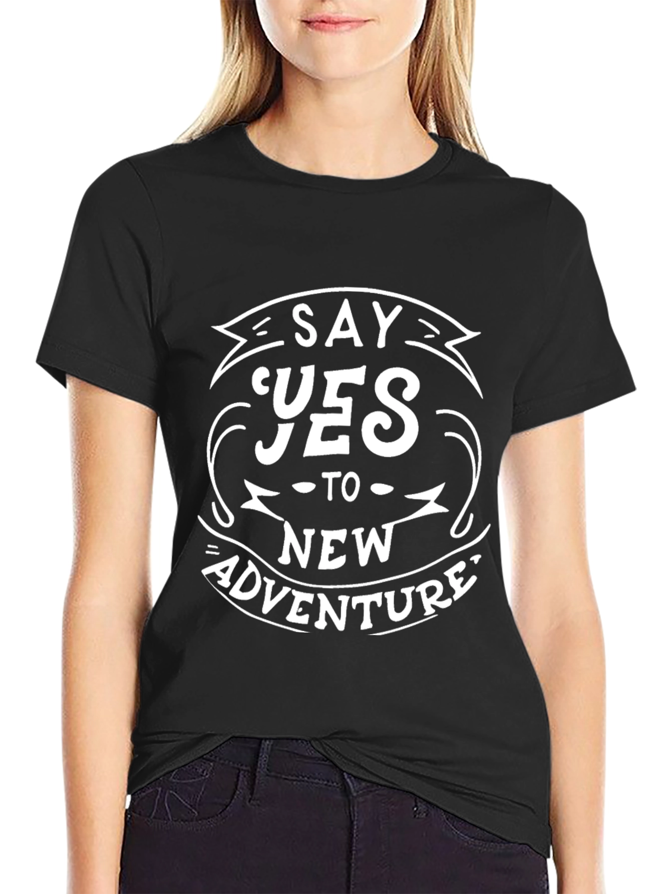 Say Yes to New Adventure Graphic Tee