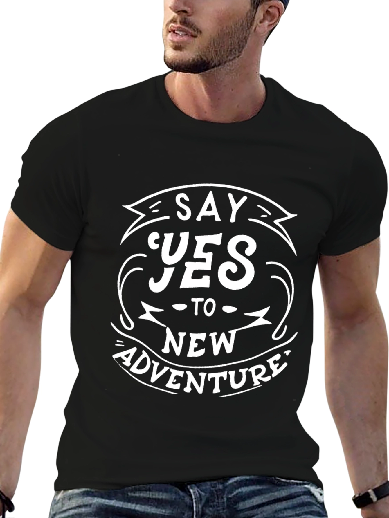 Say Yes to New Adventure Graphic Tee