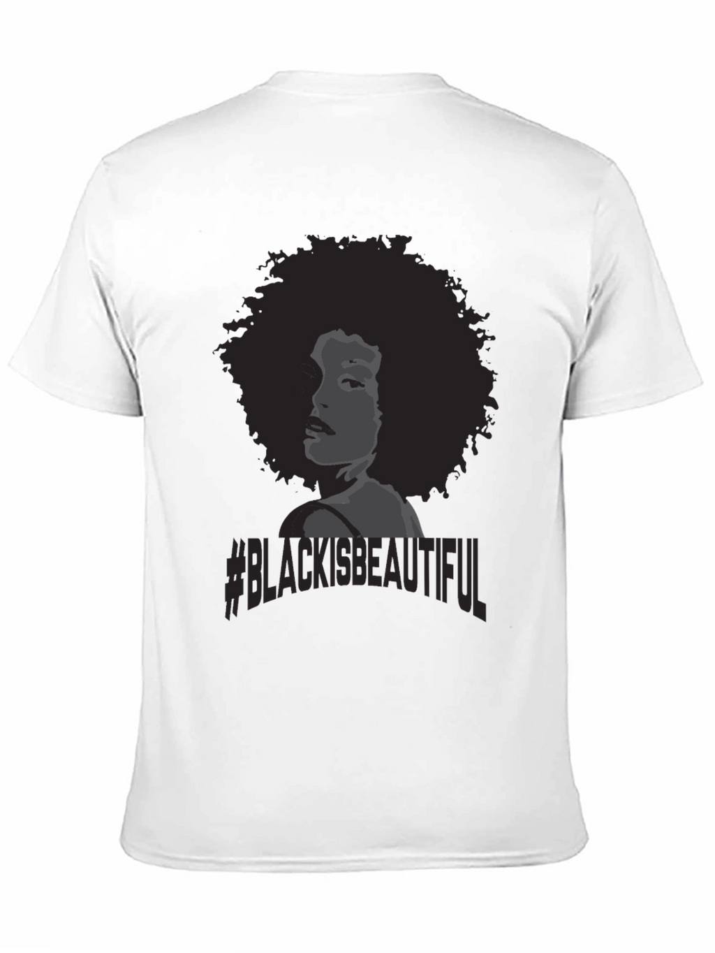 Black Is Beautiful T-Shirt Afro Woman