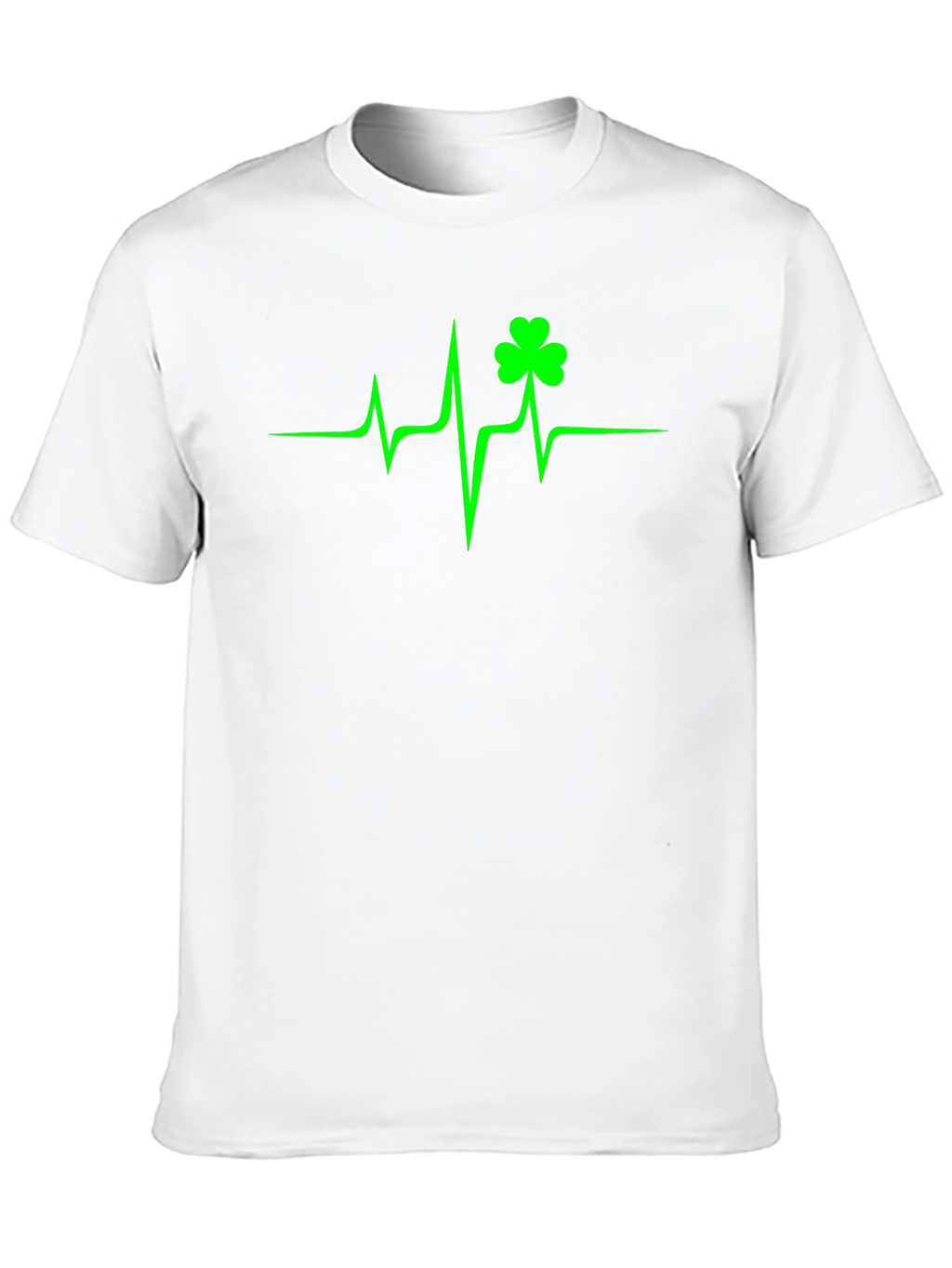 Shamrock Heartbeat T-Shirt - St. Patricks Day