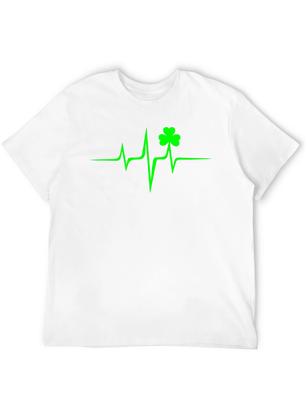 Shamrock Heartbeat T-Shirt - St. Patricks Day