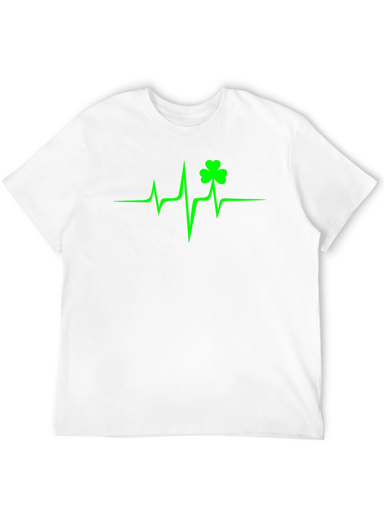 Shamrock Heartbeat T-Shirt - St. Patricks Day