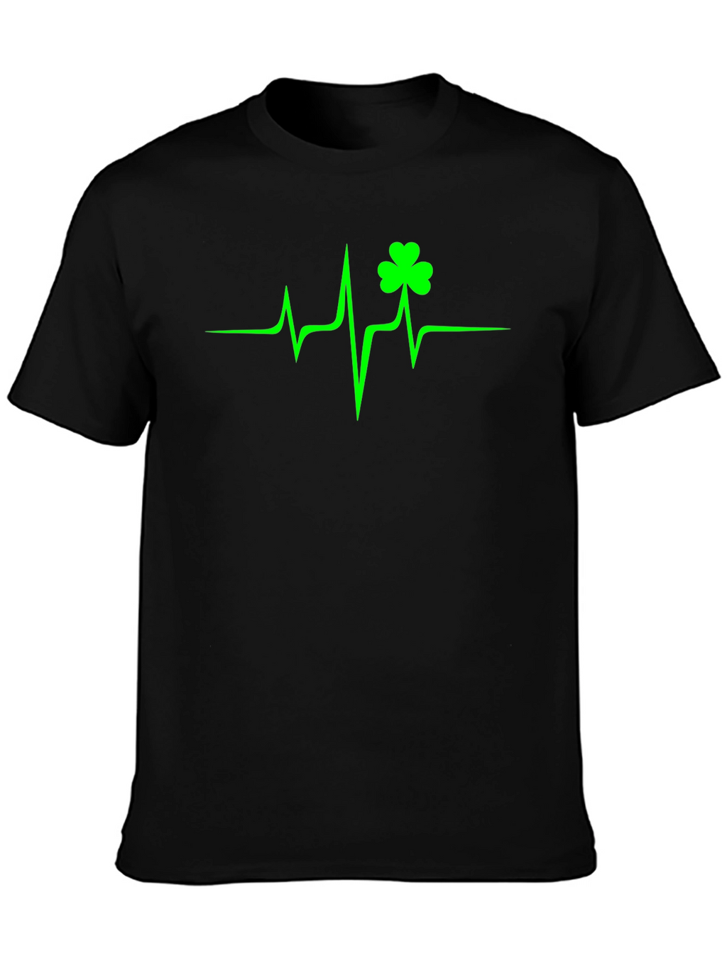 Shamrock Heartbeat T-Shirt - St. Patricks Day